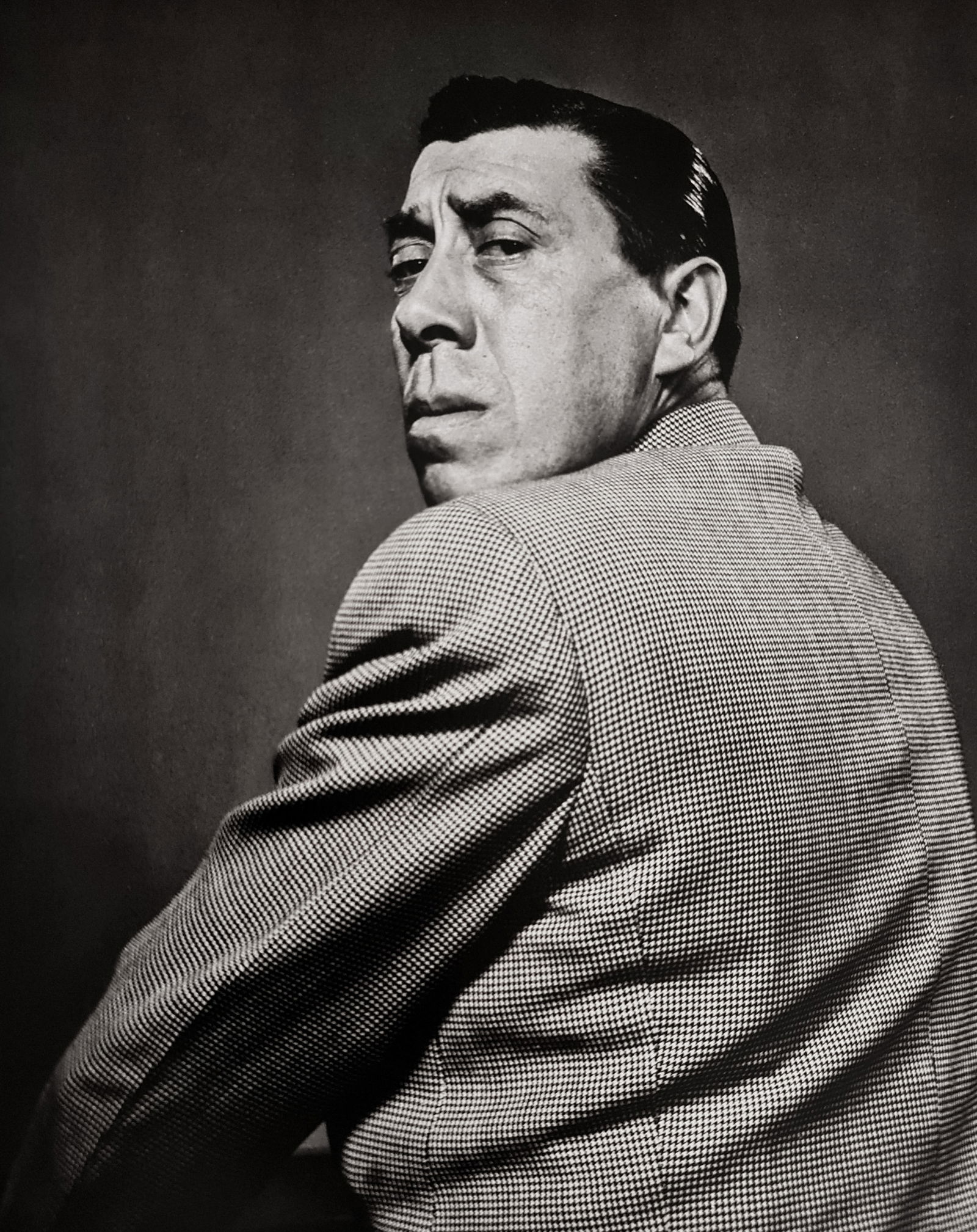 Phillipe Halsman, Fernandel, 1948: Photographer: Philippe Halsman (Latvia born American, 1906 - 1979) - internationally renowned portrait and fashion photographer, one of the most important and influential photographers from the 1940's