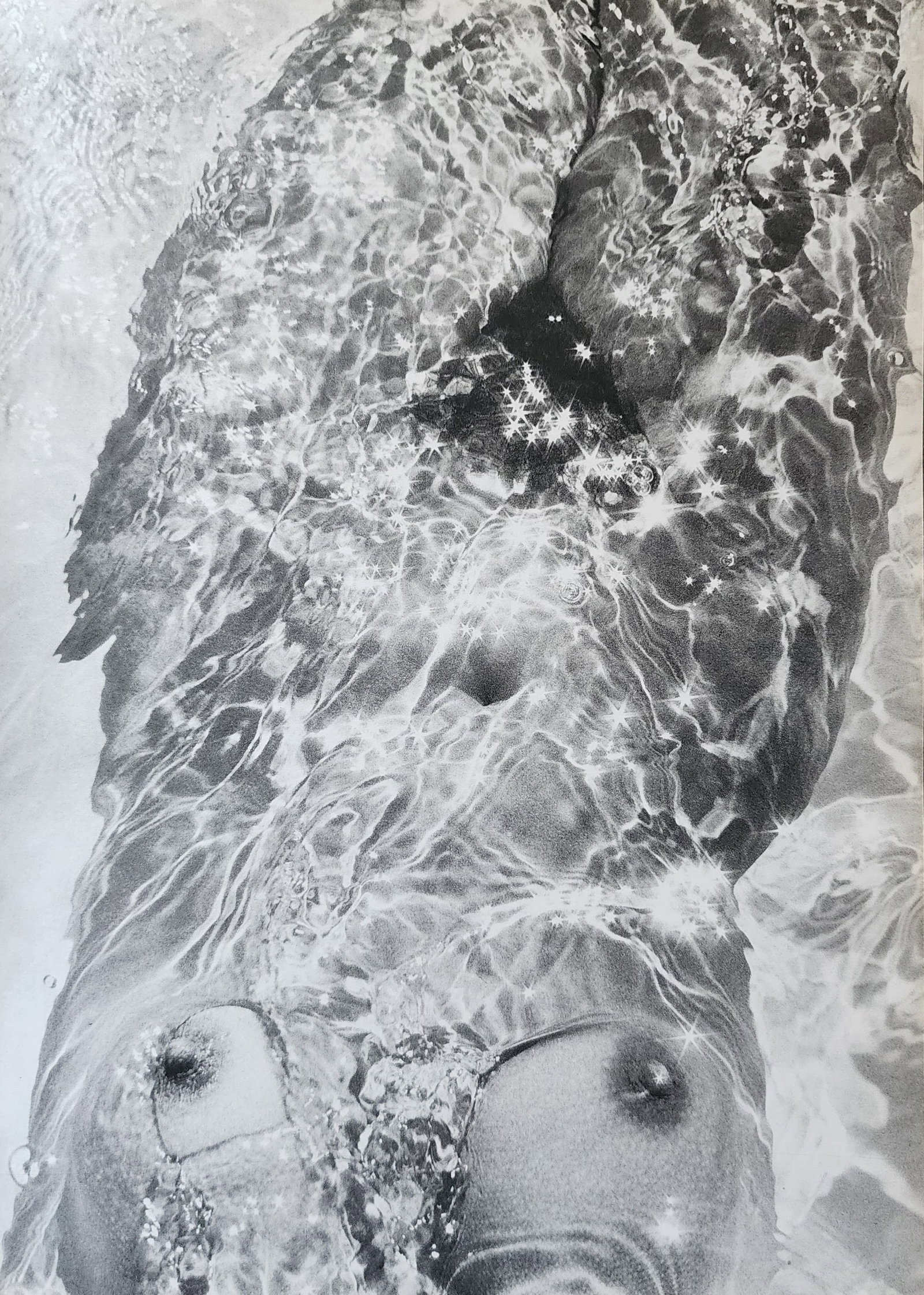 Lucien Clergue, On the beach, 1973: Photographer: Lucien Clergue (France, 1934 - 2014) - renowned French photographer with a diverse body of work, he is perhaps best known for his dynamic female nude studies in and around water which of