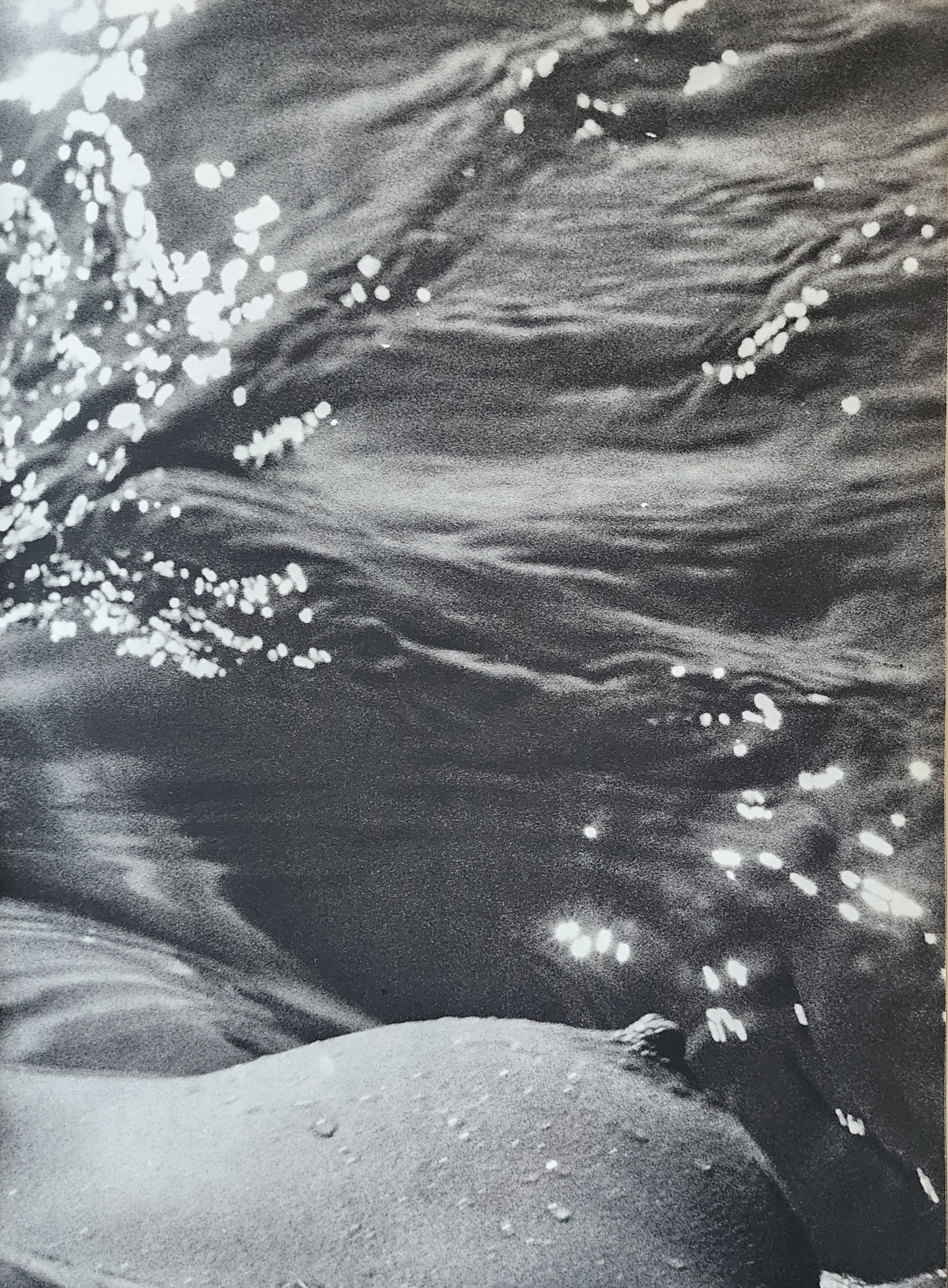 Lucien Clergue, On the beach, 1973: Photographer: Lucien Clergue (France, 1934 - 2014) - renowned French photographer with a diverse body of work, he is perhaps best known for his dynamic female nude studies in and around water which of