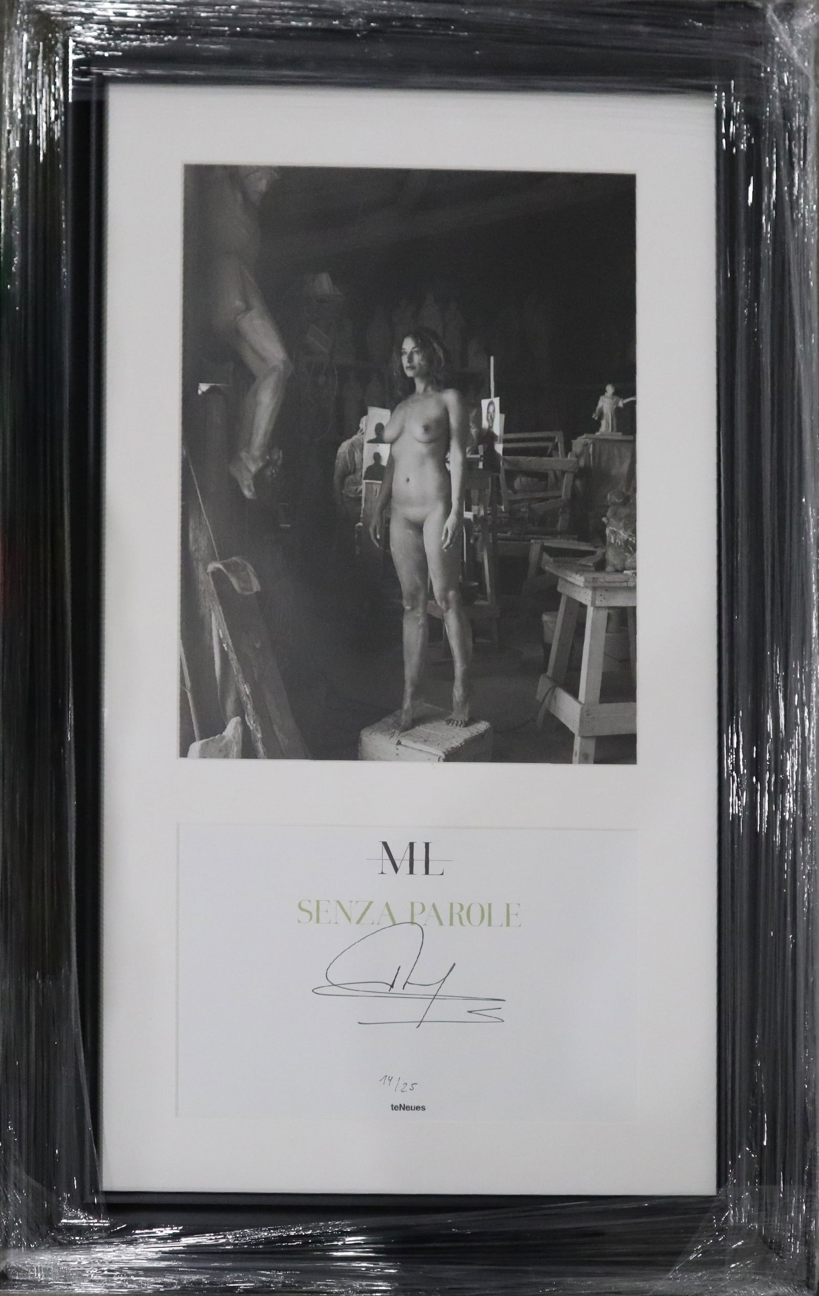 Marc Lagrange Photogravure with Cut Signed/Numbered Page: Marc Lagrange Photogravure with Cut Signed/Numbered Page Condition- Excellent