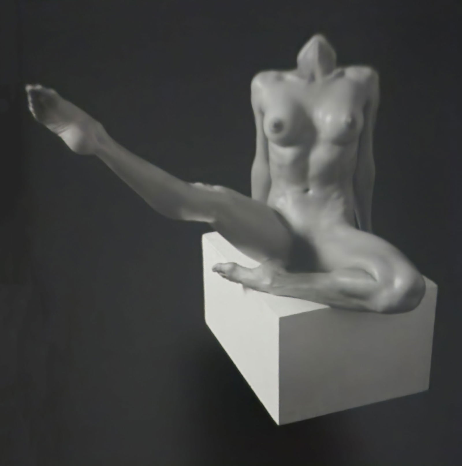 Guido Argentini, 'Silver nude' 2004: Photographer: Guido Argentini (1966-Present) born in Florence, Italy. Gave up studying medicine after three years at the University of Florence before deciding to turn his passion for photography into