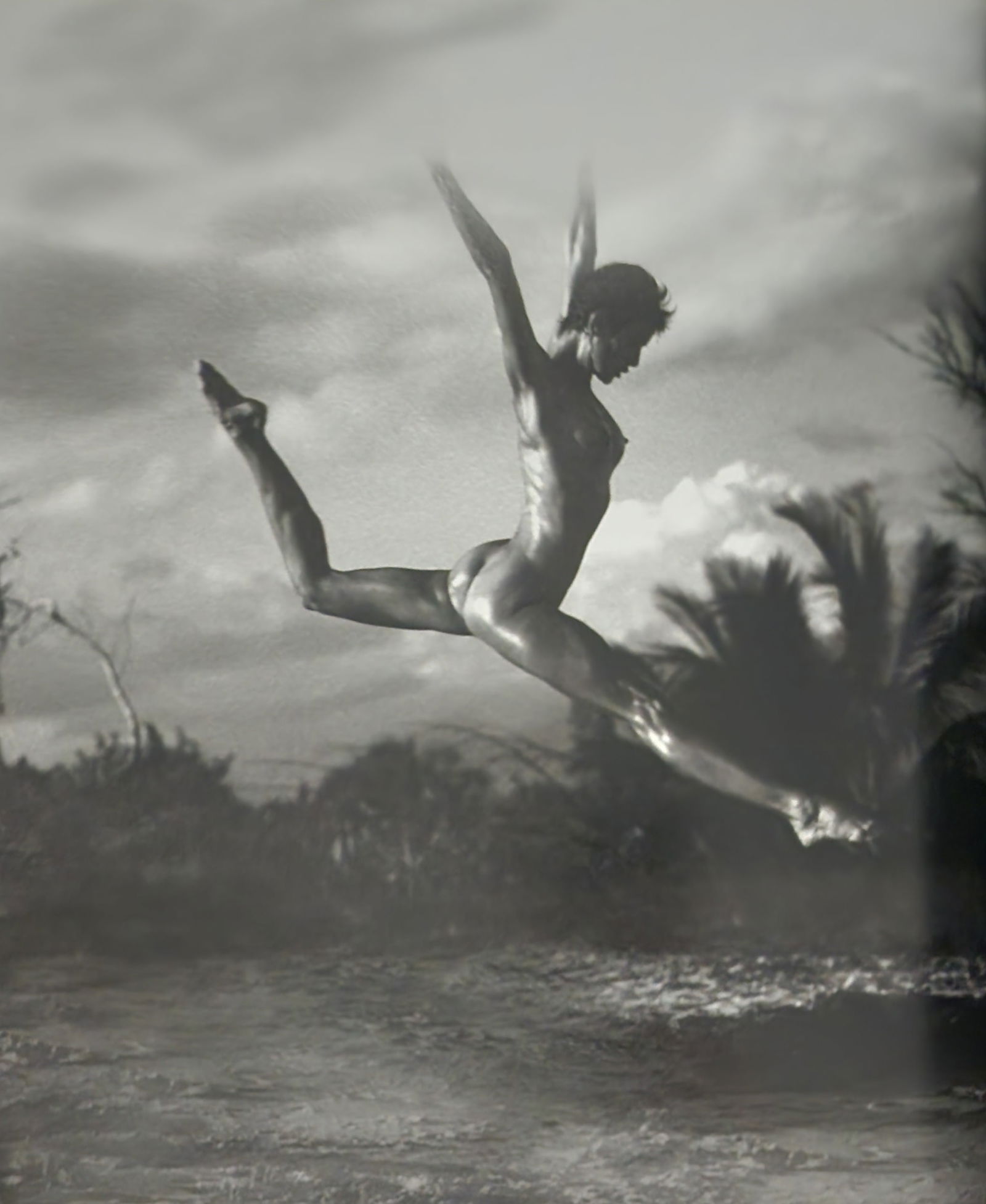 Guido Argentini, 'Silver nude' 2004: Photographer: Guido Argentini (1966-Present) born in Florence, Italy. Gave up studying medicine after three years at the University of Florence before deciding to turn his passion for photography into