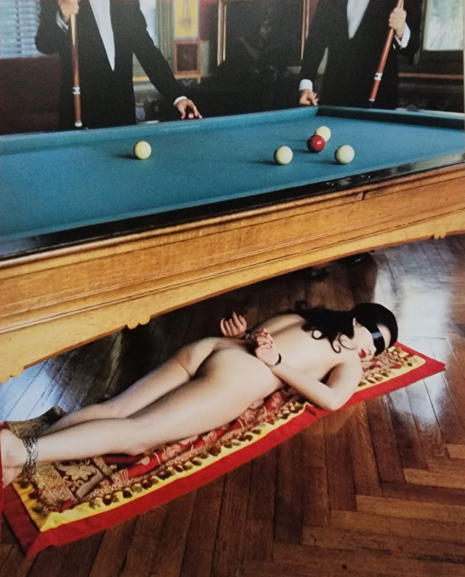 Helmut Newton 'Immorale' 1993: Artist/Photographer: Helmut Newton Title/Subject: Immorale Type Of Print: Authentic Sheet Fed Photogravure/Heliogravure. Date Of Print: 1993 Paper: Medium weight, satin/matte finish. Print Origin: Jap