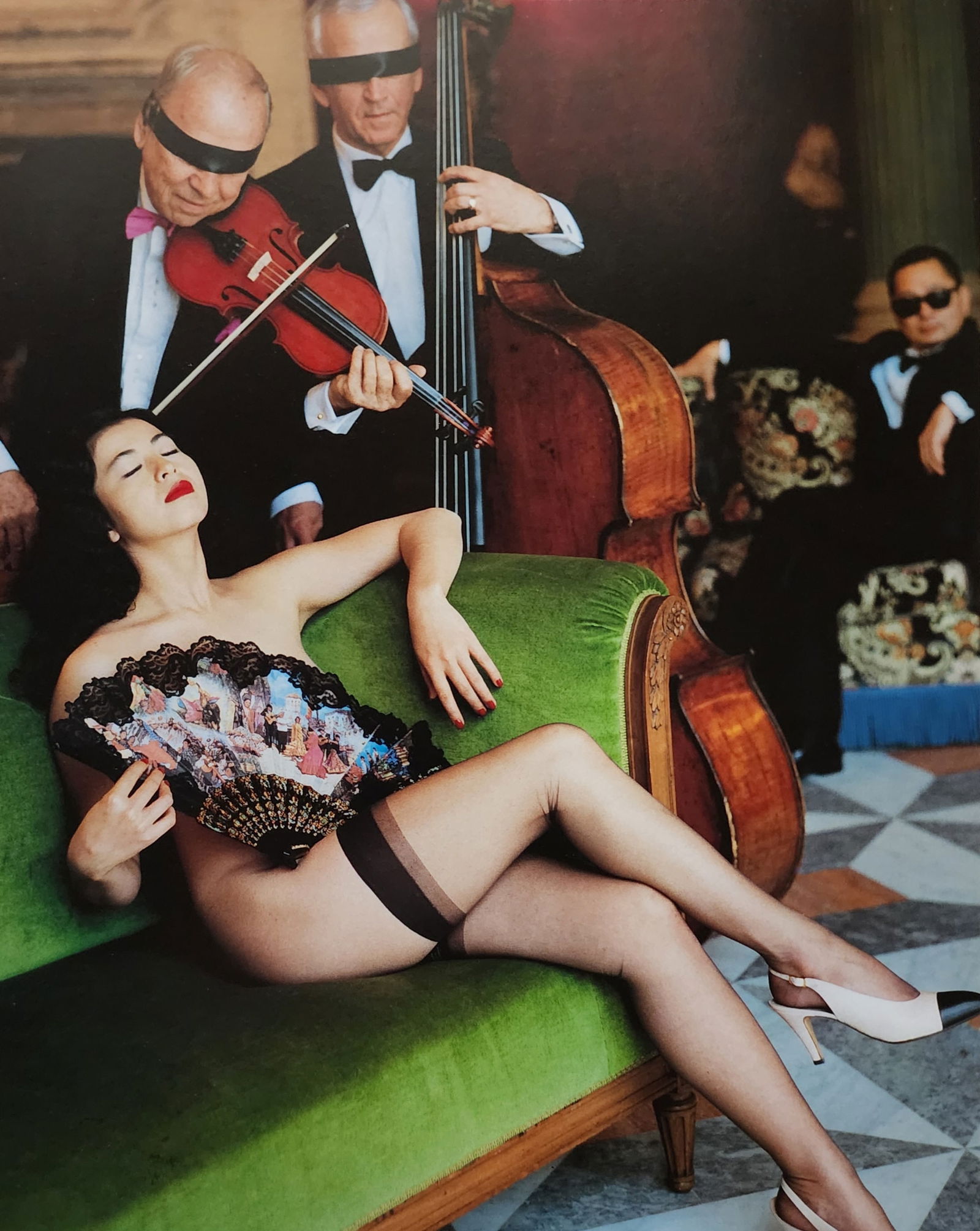 Helmut Newton 'Immorale' 1993: Artist/Photographer: Helmut Newton Title/Subject: Immorale Type Of Print: Authentic Sheet Fed Photogravure/Heliogravure. Date Of Print: 1993 Paper: Medium weight, satin/matte finish. Print Origin: Jap