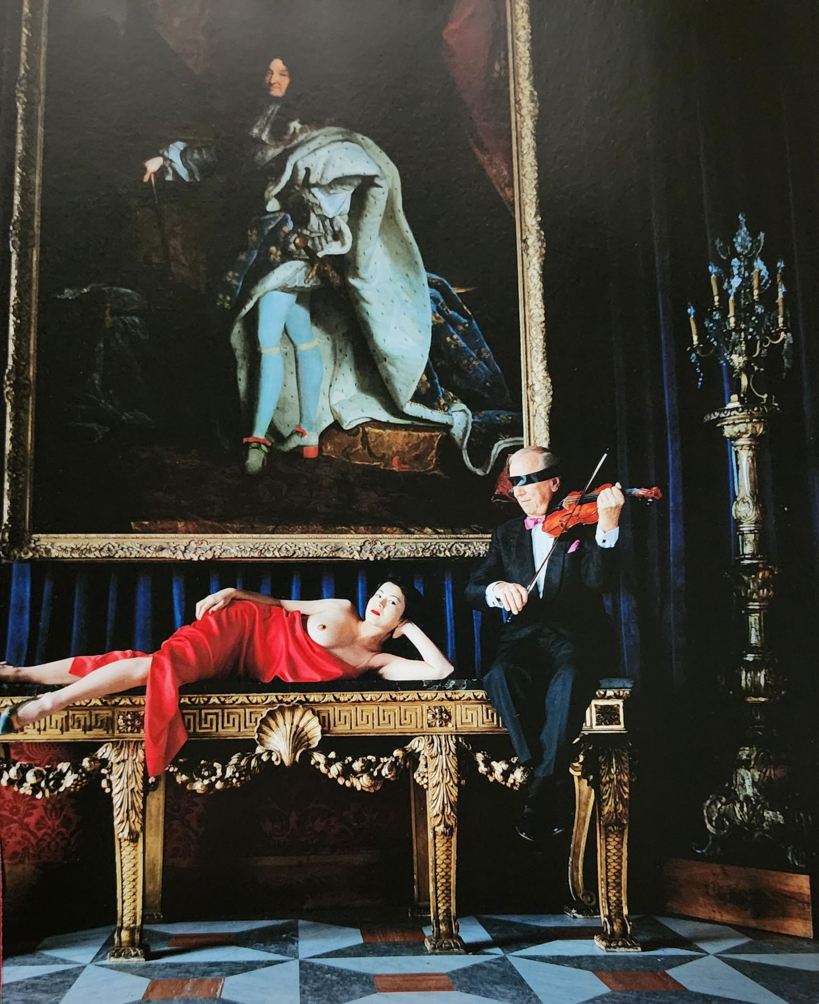 Helmut Newton 'Immorale' 1993: Artist/Photographer: Helmut Newton Title/Subject: Immorale Type Of Print: Authentic Sheet Fed Photogravure/Heliogravure. Date Of Print: 1993 Paper: Medium weight, satin/matte finish. Print Origin: Jap