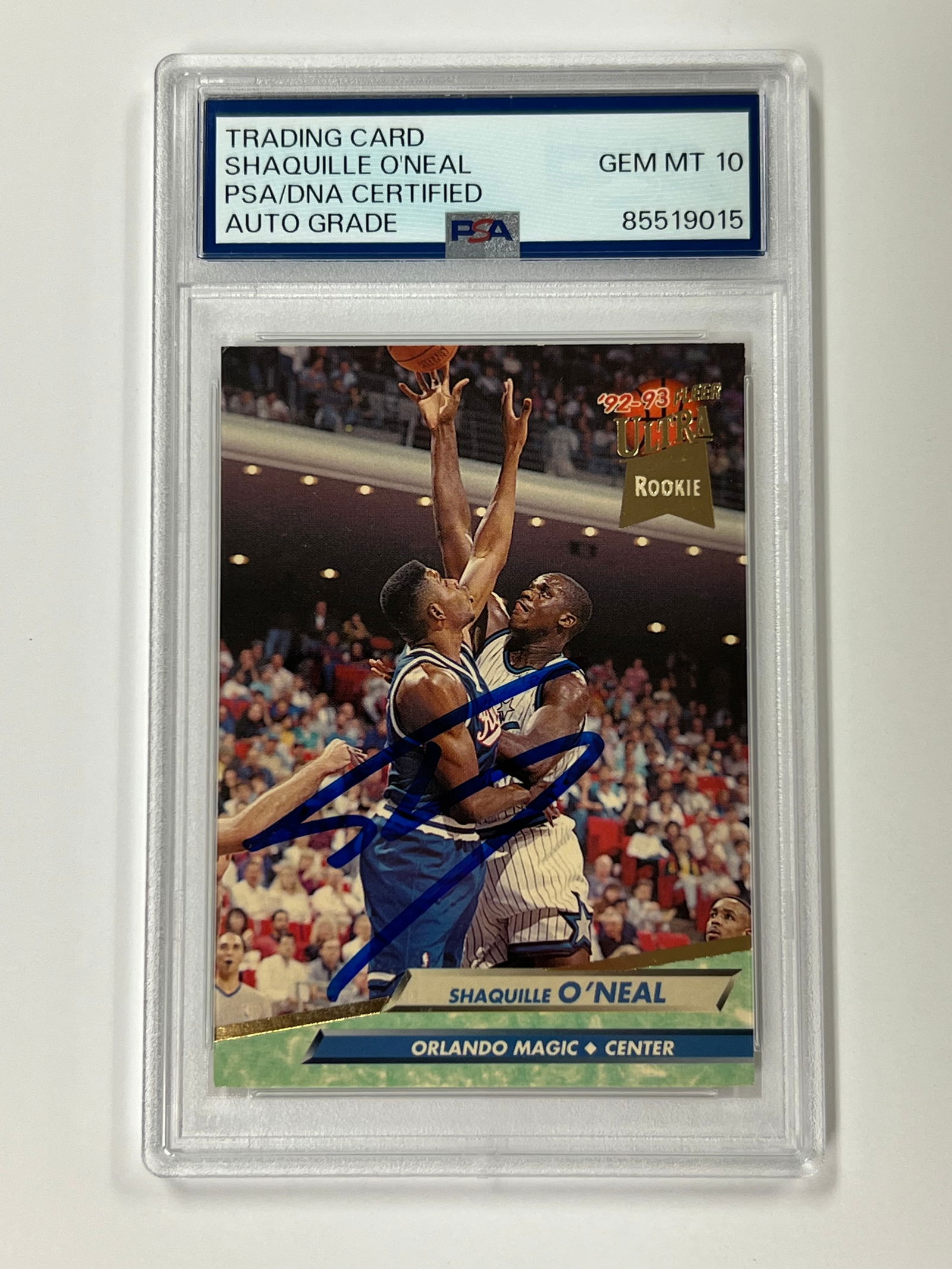 Shaquille O'neal Rookie Auto Gem Mint 10 PSA Authenticated (1 of 2)