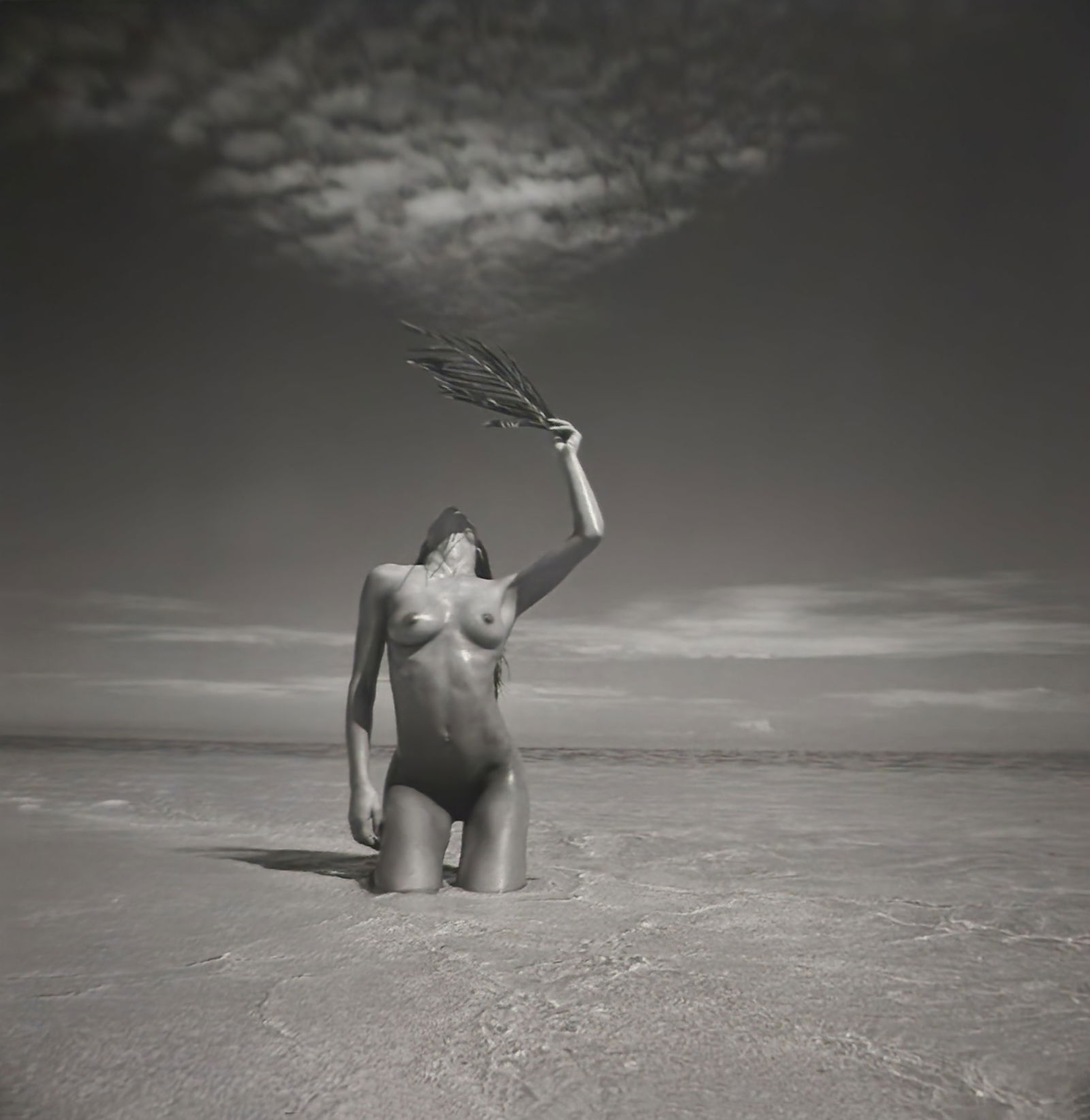 Guido Argentini, 'Silver nude, 2004': Photographer: Guido Argentini (1966-Present) born in Florence, Italy. Gave up studying medicine after three years at the University of Florence before deciding to turn his passion for photography into