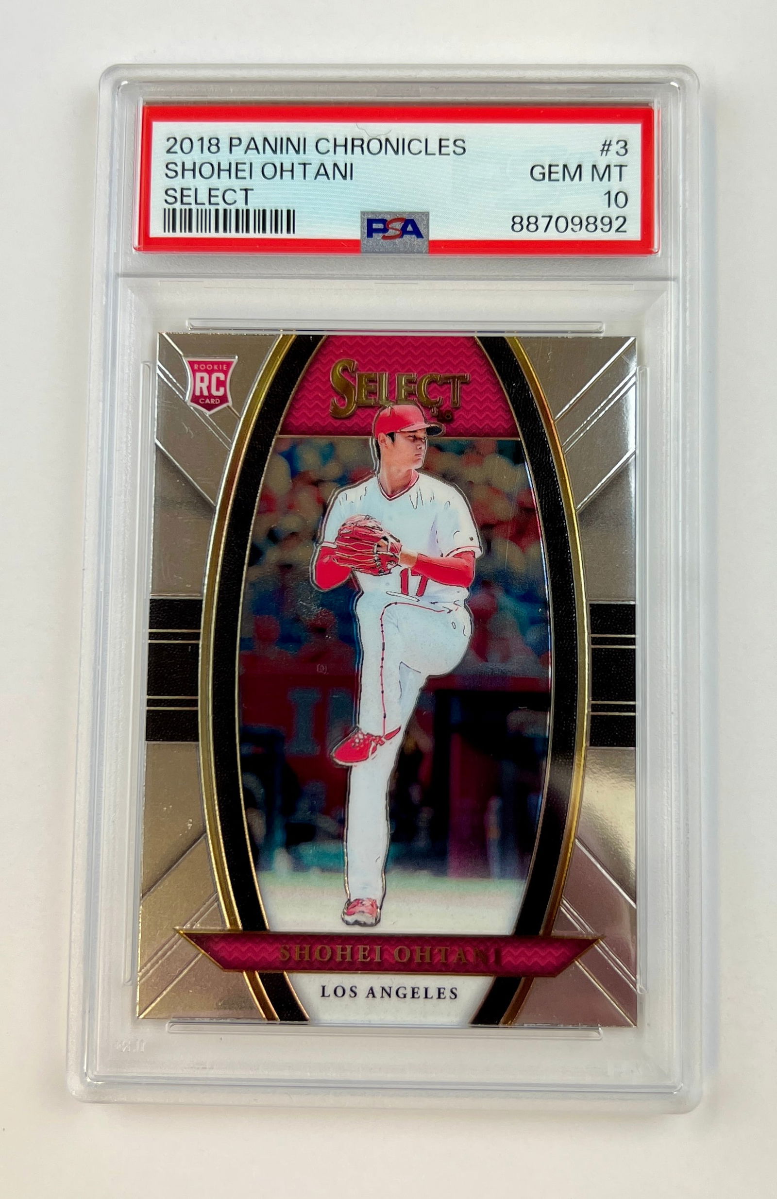 Shohei Ohtani 2018 Panini Rookie Select PSA 10 (1 of 2)