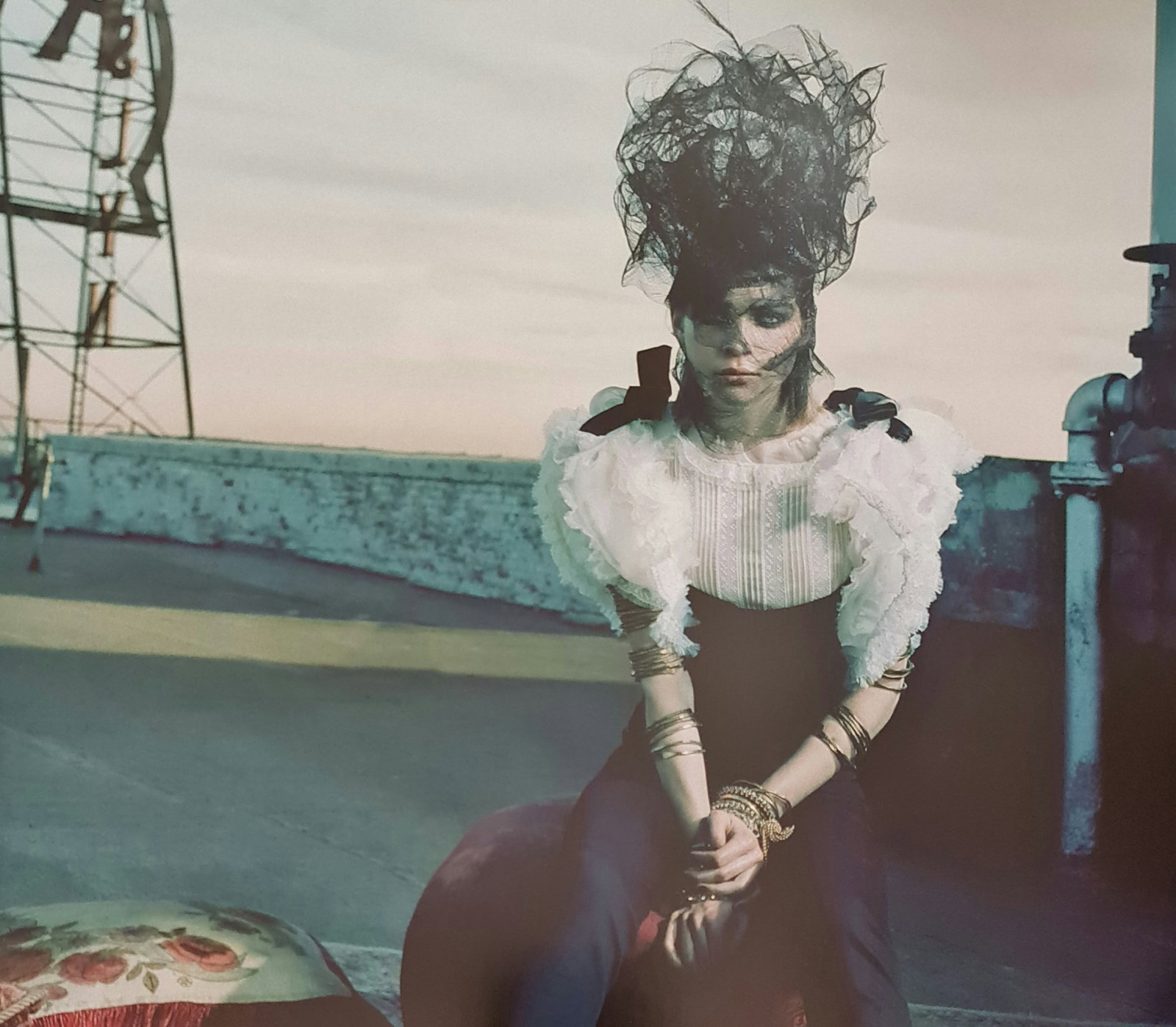 Jacques Olivar, Skyway Over L.A., Los Angeles, 2008: Photographer: Jacques Olivar, born in Casablanca in 1941, was an advertising photographer and movie director before embracing fashion photography. Visual seduction and cinematic sensibility are keys t