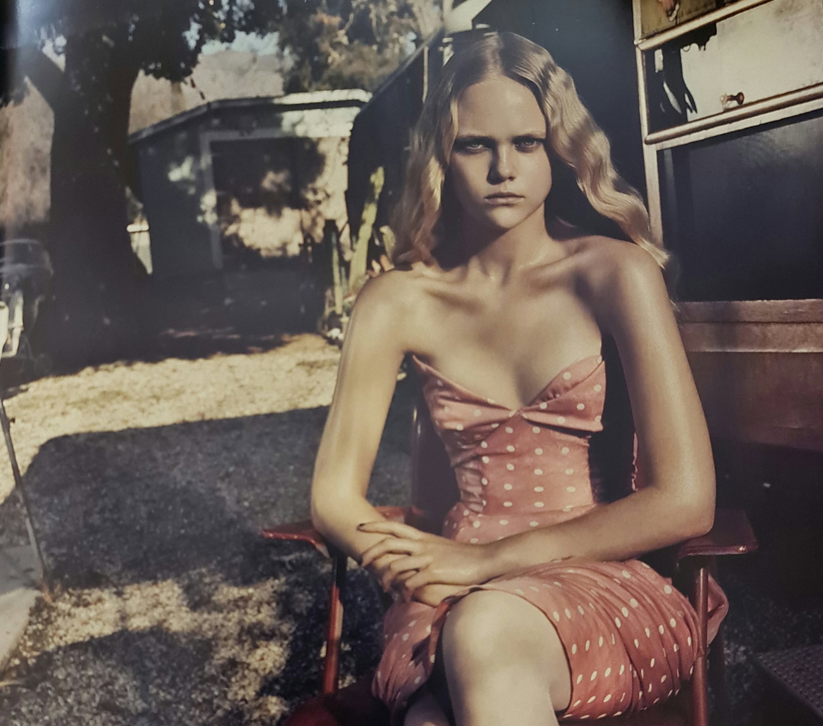 Jacques Olivar, Small-Town Girl, California, 2009: Photographer: Jacques Olivar, born in Casablanca in 1941, was an advertising photographer and movie director before embracing fashion photography. Visual seduction and cinematic sensibility are keys t