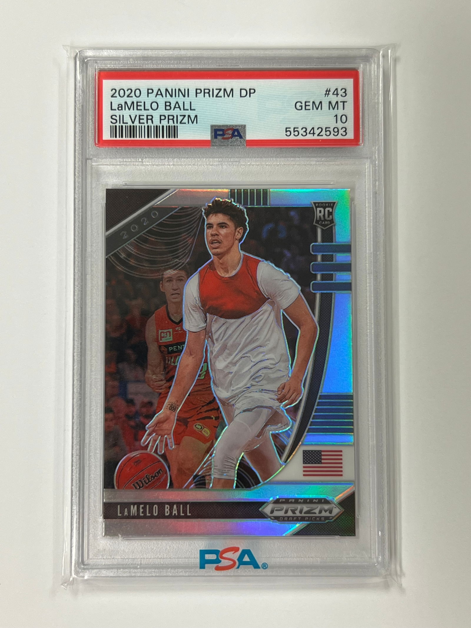 LaMelo Ball Rookie 2020 Panini Prizm DP PSA 10 (1 of 2)