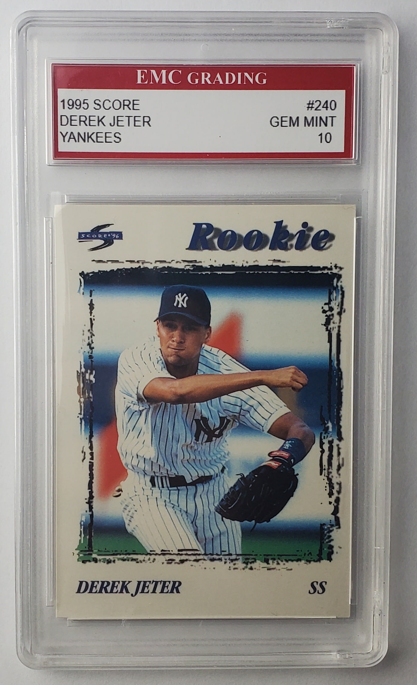 Derek Jeter Score Rookie Baseball Card 1995 Gem Mint 10 (1 of 2)