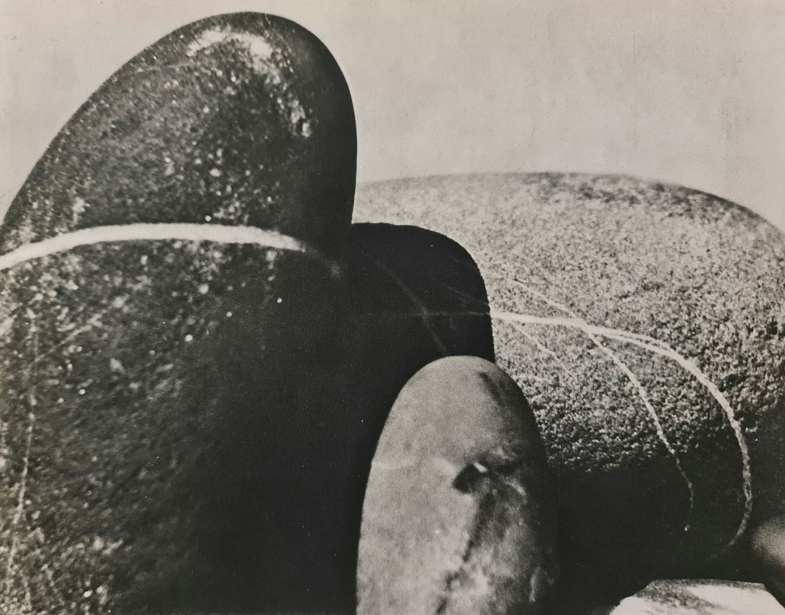 Man Ray (1890-1976), 'Stone Abstract', 1934 First Edition: Photographer: Man Ray (American born, 1890 - 1976) - Considered one of the most influential artists of the 20th century Man Ray lived most of his life in Paris, France. Best described as a modernist,