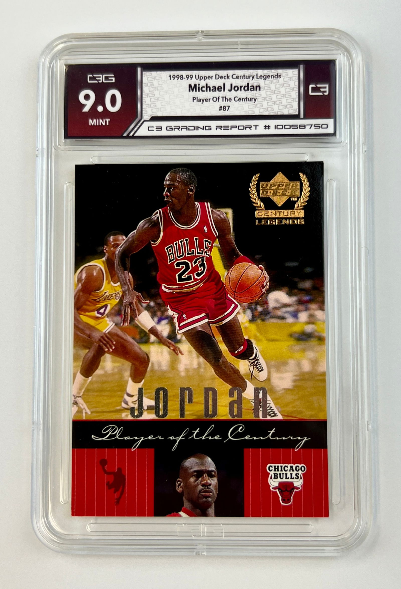 Michael Jordan Upper Deck Century Legends Gem Gem Mint 9 (1 of 2)