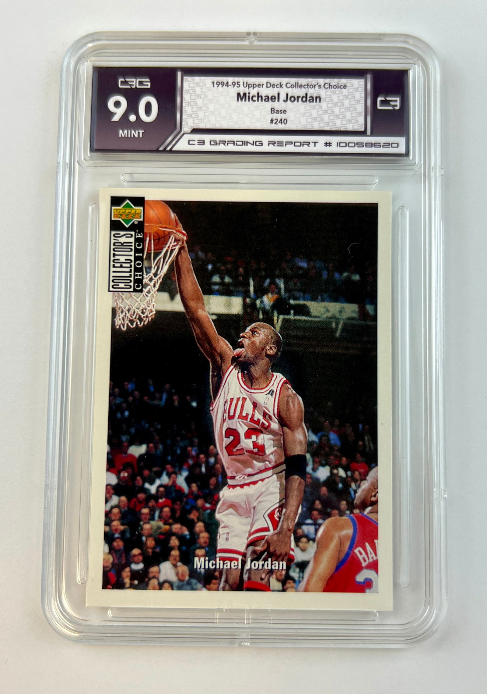 Michael Jordan UD Collector's Choice, #240 Gem Mint 9 (1 of 2)