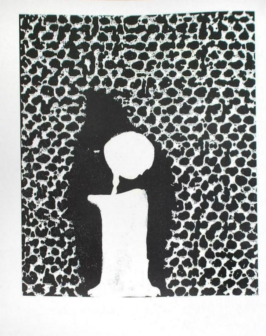 David Hockney - Letter I - Framed Lithograph: Artist: David Hockney. Title: Letter I from "Hockney's Alphabet" Year: 1991. Dimensions: 12 5/8in. by 9 5/8in. Frame size approx: 20x17 Inches. Publisher: Faber and Faber Limited London. Suite: Hockne