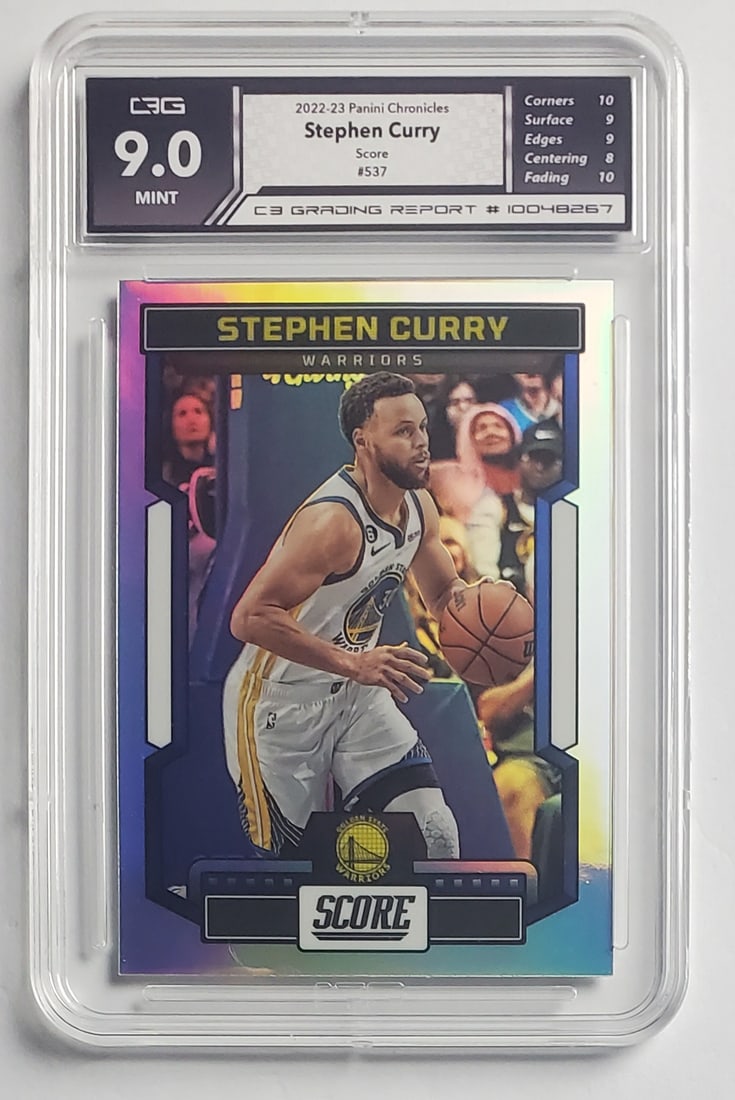 Stephen Curry 2022-23 Panini Chronicles Score Basketball Card Gem Mint 9 (1 of 2)
