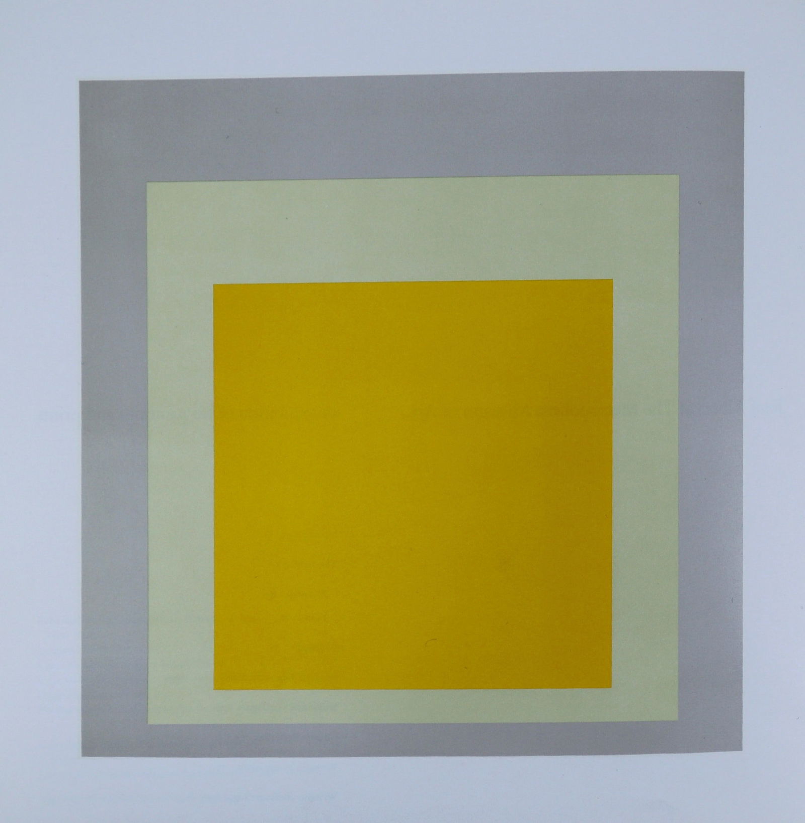 Josef Albers, Homage to the Square: Frontal forward', Framed Silkscreen Print, 1970 (1 of 1)