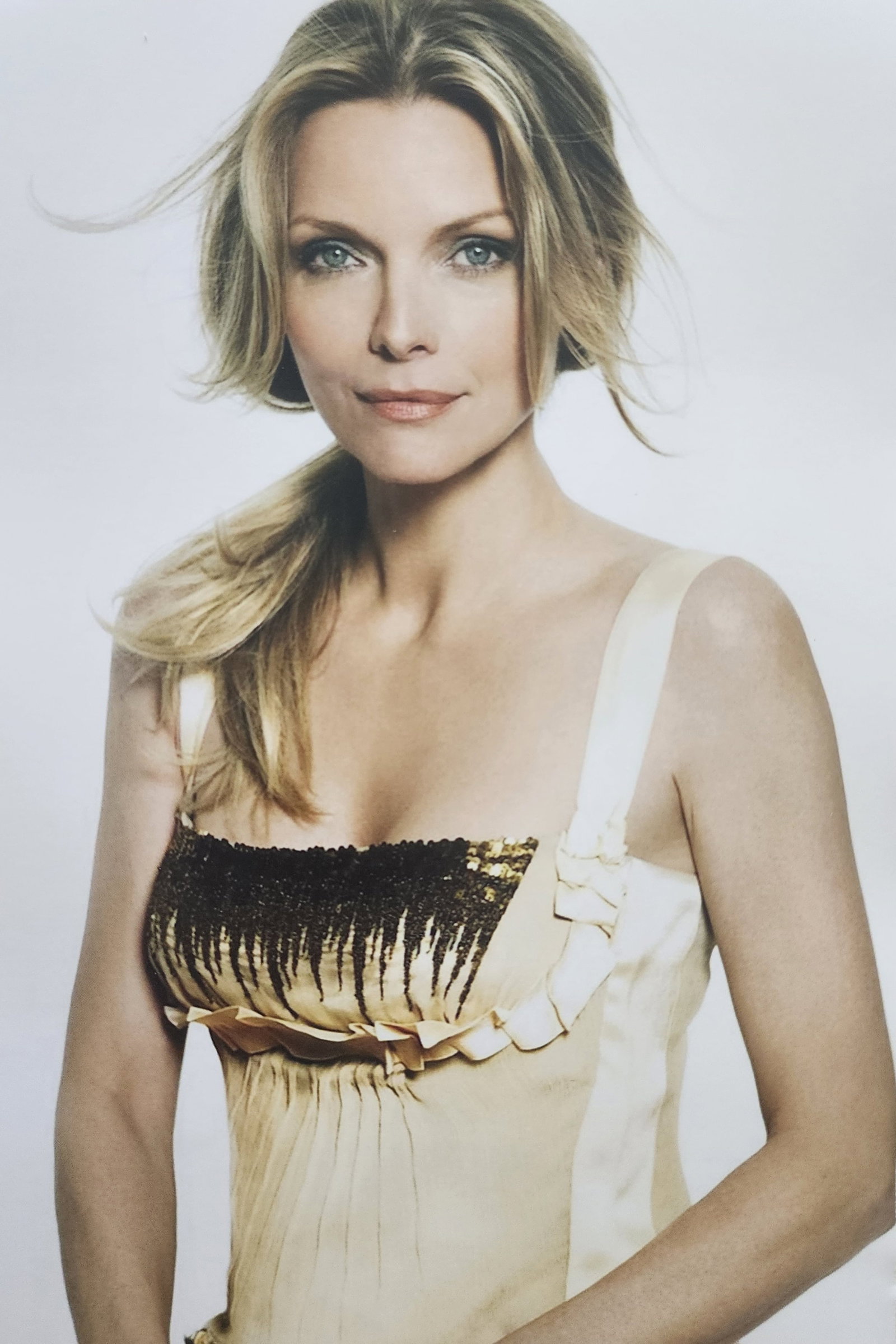 Michelle Pfeiffer, Top most beautiful Actress, 2019: Model/Actress: Michelle Pfeiffer Title/Subject: Top most beautiful Actress Type Of Print: Authentic Sheet Fed Photogravure/Heliogravure. Date Of Print: 2019 Paper: Medium weight, satin/matte finish. P