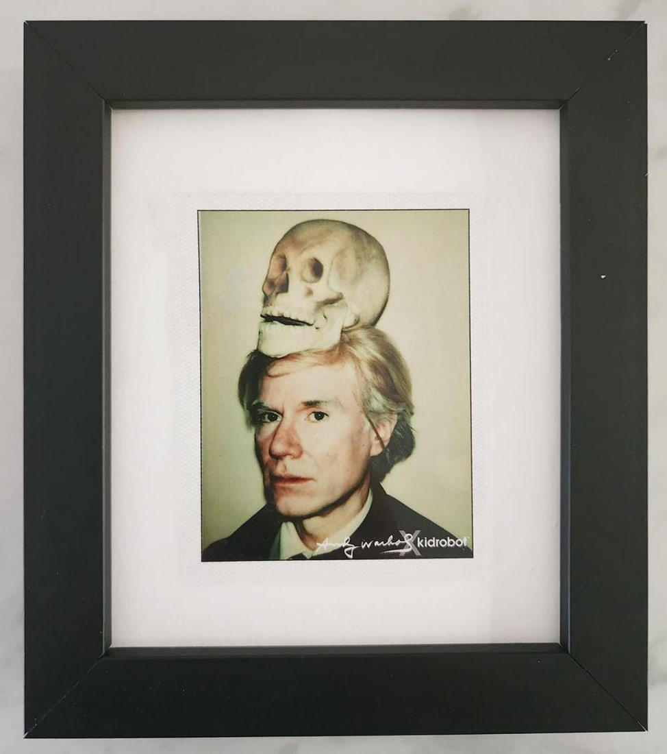 Andy Warhol (After), 'Self Portrait' 1977, Framed Estate Polaroid (1 of 1)