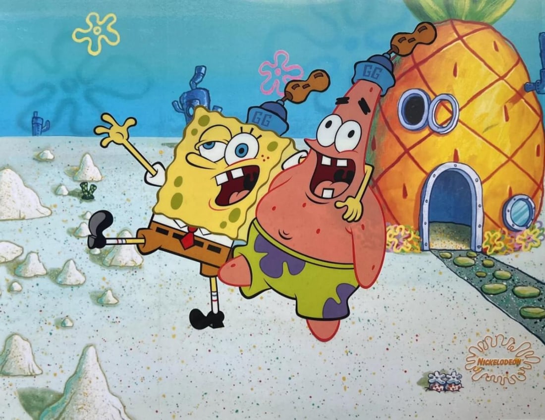 Nickelodeon, Sponebob Squarepants Animation Art, Limited Edition Sericel (1 of 1)