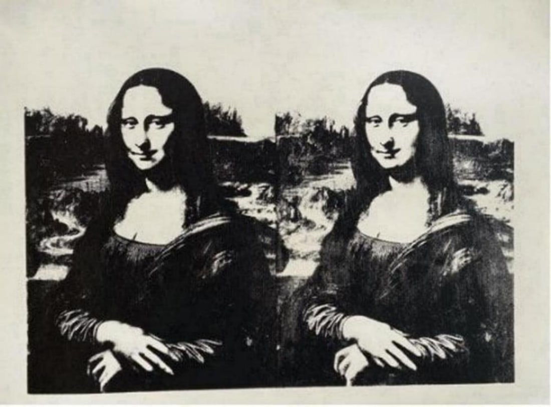 Andy Warhol, 'Da Vinci's Mona Lisa', Sunday B Morning, Double Screen Print: Original Limited Edition Silk Screen on Premium Vellum Edition Size: 2500 Paper Size: 25 x 35 Unsigned. Published by Sunday B Morning. Excellent Condition; never framed or matted. Sunday B. Mornings e