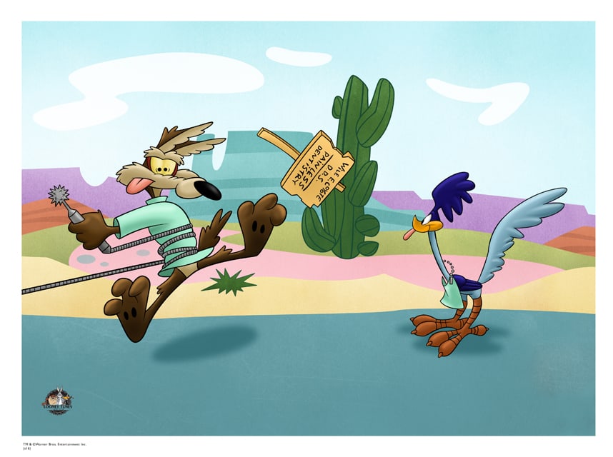 Warner Bros, Looney Tunes, Wile E. Coyote & The Road Runner, "Desert Dentistry" - 1 (1 of 1)
