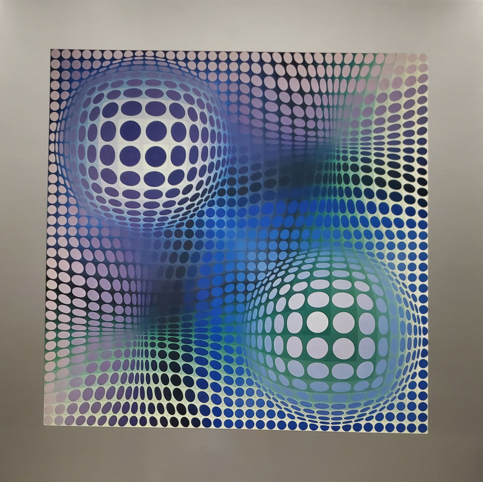 Victor Vaserely, FENY, 1973 Framed (1 of 1)