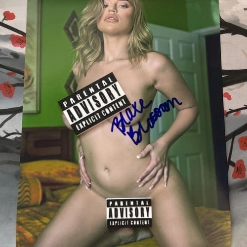 Blake Blossom Hand Signed 8x10 Photo W/COA: Blake Blossom Hand Signed 8x10 Photo W/COA