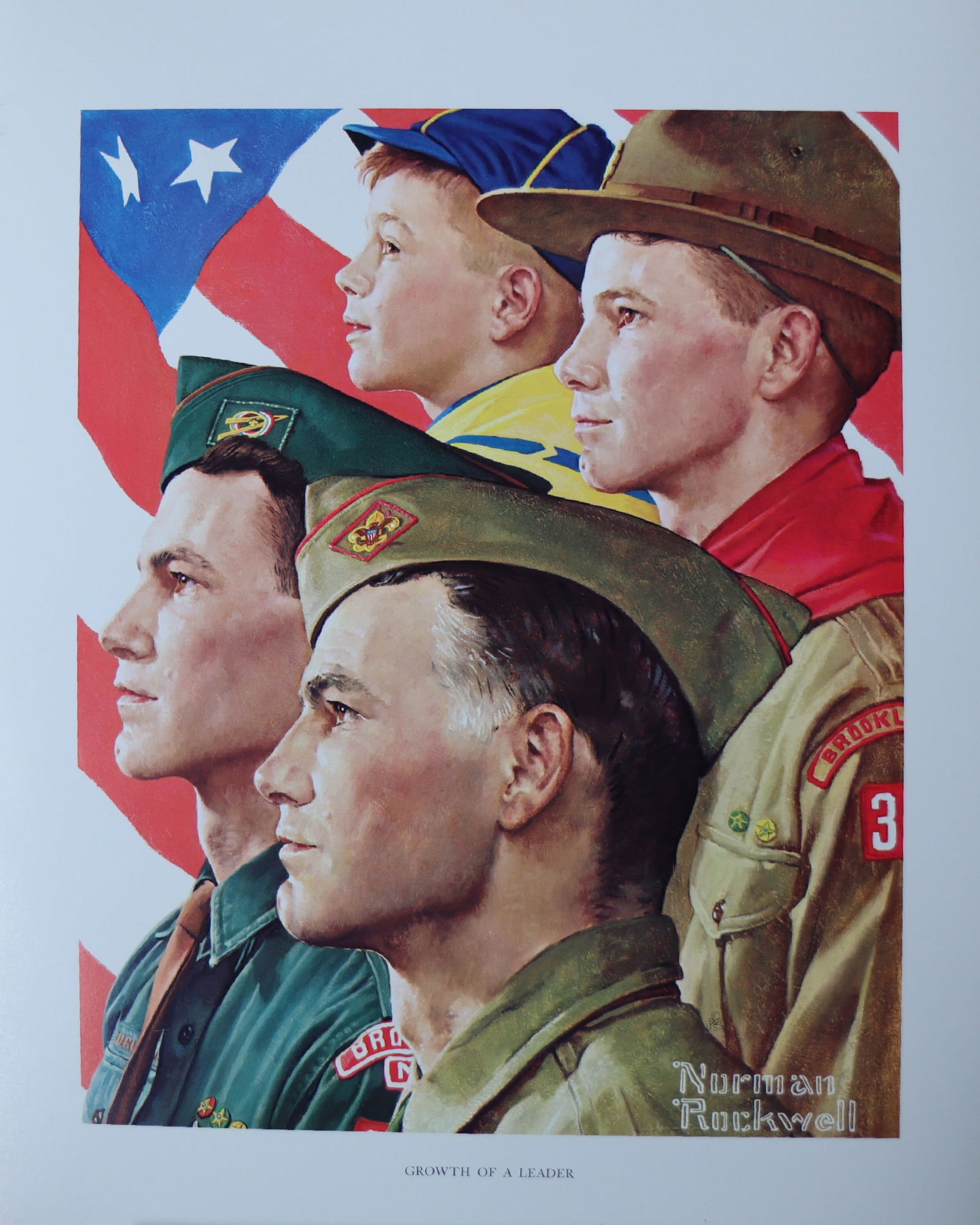 Norman Rockwell, 'Growth of a Leader', Offset Lithograph, 1969 (1 of 3)