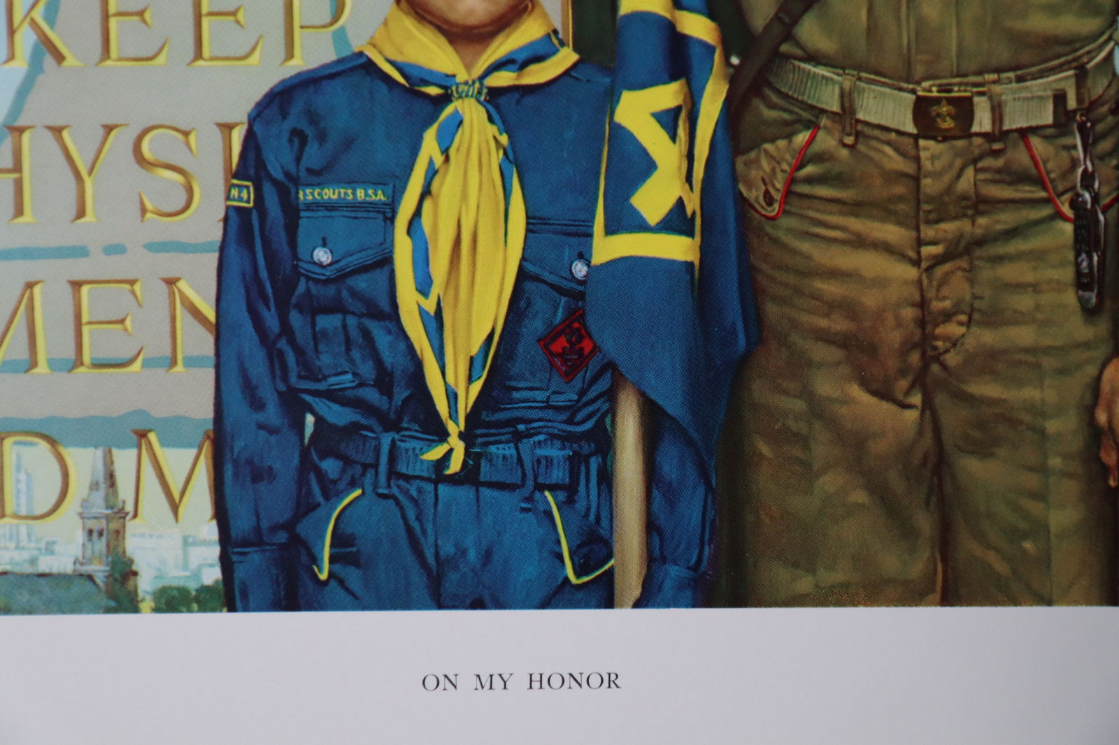 Norman Rockwell, 'On My Honor', Offset Lithograph, 1969 (1 of 3)