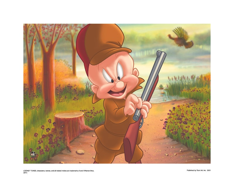 Warner Bros, Looney Tunes, Elmer Fudd, "Turkey Hunting Elmer" (1 of 1)
