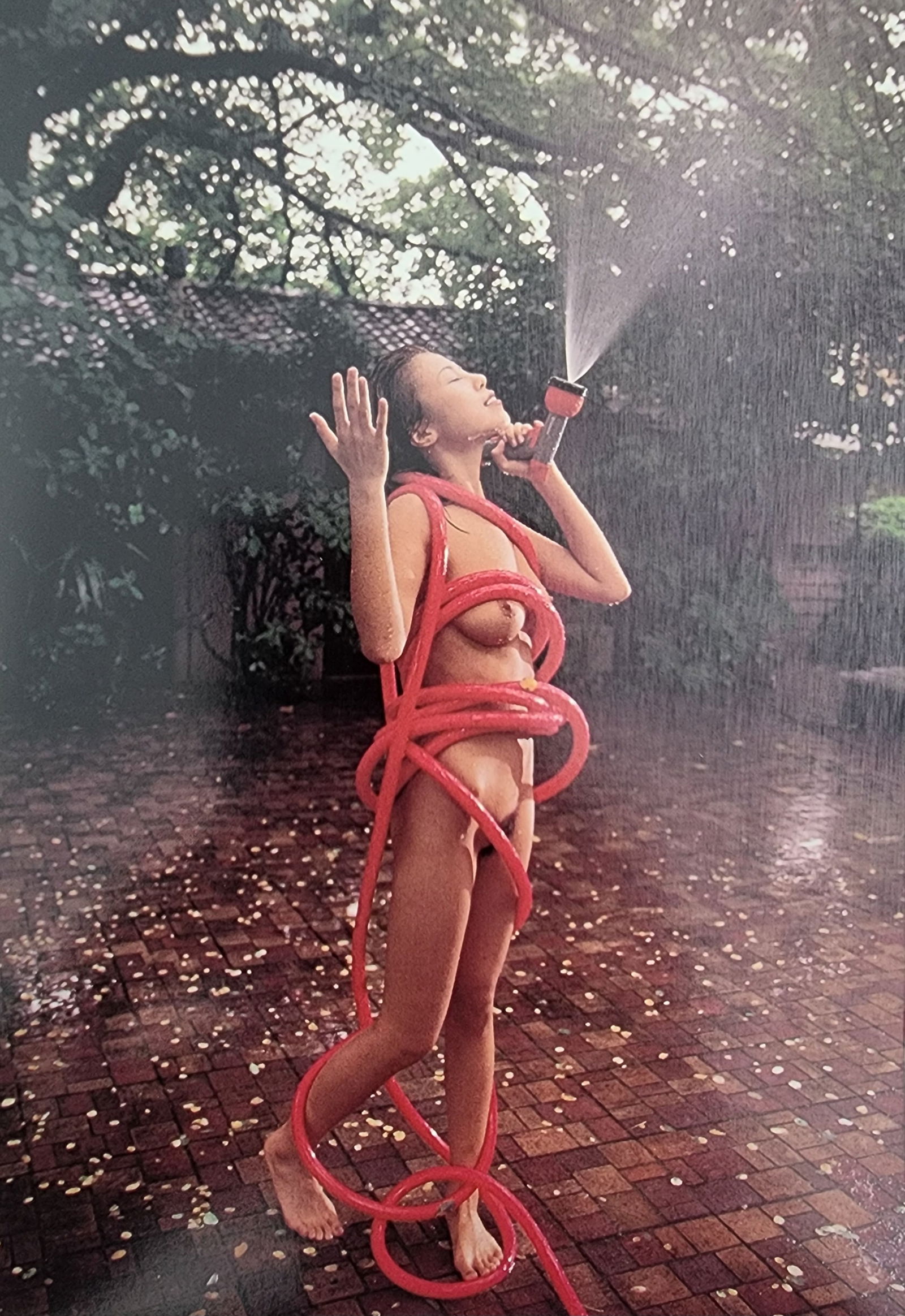 Kishin Shinoyama 'Ami Accidents, 2000: Model/Photographer: Kishin Shinoyama Title/Subject: Ami Accidents Type Of Print: Authentic Sheet Fed Photogravure/Heliogravure. Date Of Print: Japan Paper: Medium weight, satin/matte finish. Print Ori