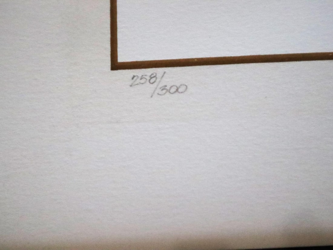 Erte, 'Nocturne', Signed & Numbered Serigraph - 4