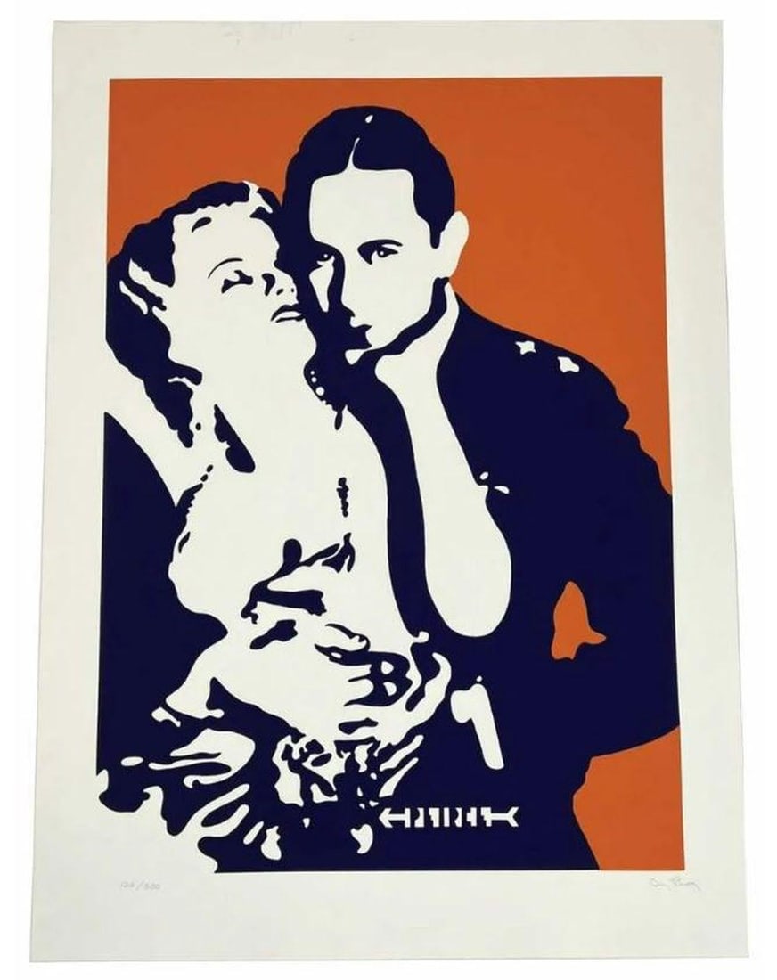 Guy Pierce, Hell's Angels, Signed Limited Edition Screen Print, 1979: Artist: Guy Pierce Title: Hell's Angels Medium: Screenprint Year: 1979 Size: 41" x 30" Edition: Out of 300 Hand-Signed & Numbered Condition: Excellent Certificate of Authenticity is included