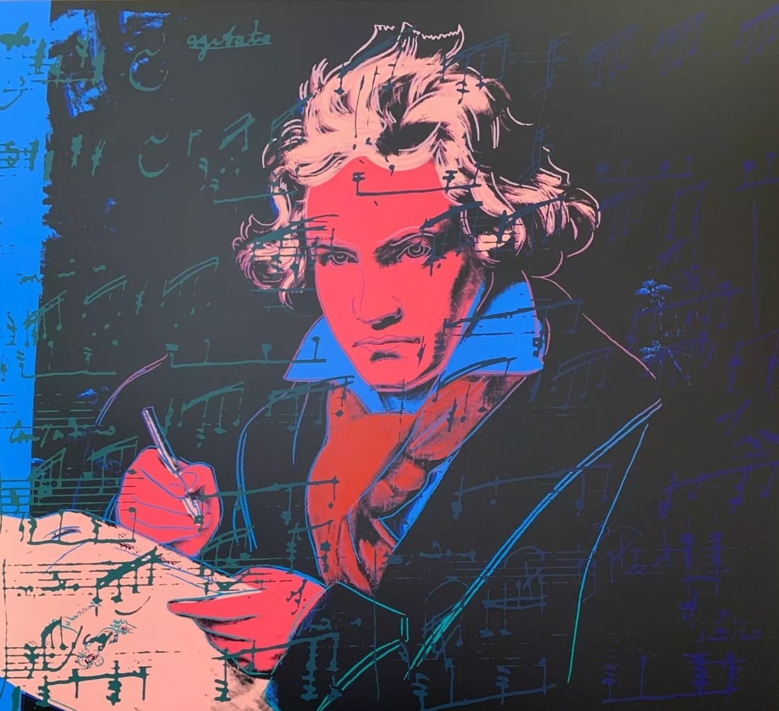 Andy Warhol, 'Beethoven 392' Sunday B Morning Limited Edition Silkscreen: Item Details Description Original Limited Edition Silkscreen on 100% Acid Free Archival Museum Board 2020 Edition Size: 3000 Paper Size: 38.5 x 38.5 Unsigned. Published by Sunday B. Morning. 