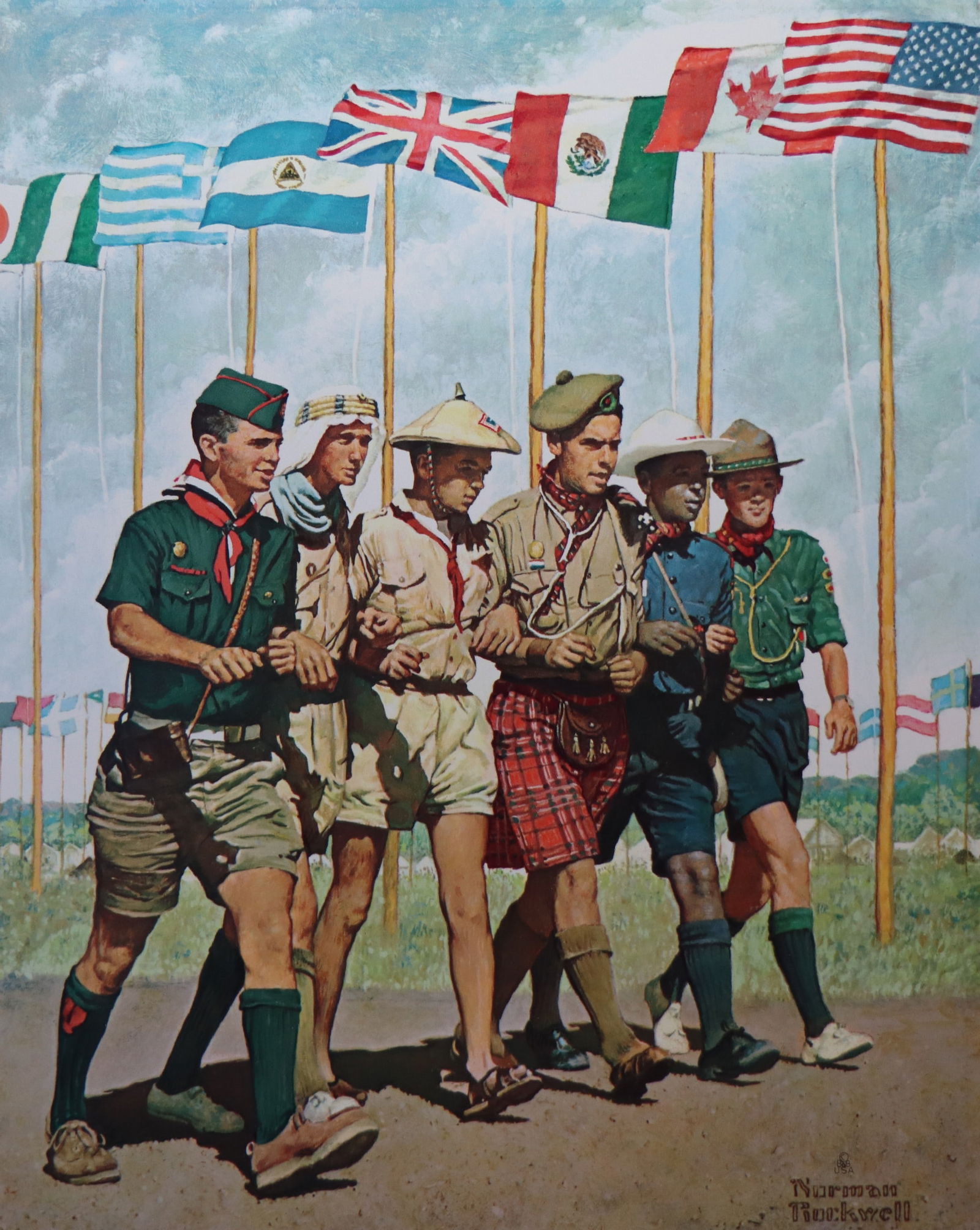 Norman Rockwell, 'Breakthrough For Freedom', Offset Lithograph, 1969 (1 of 3)