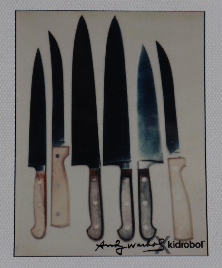 Andy Warhol (After), 'Knives' 1981, Framed Estate Polaroid (1 of 4)