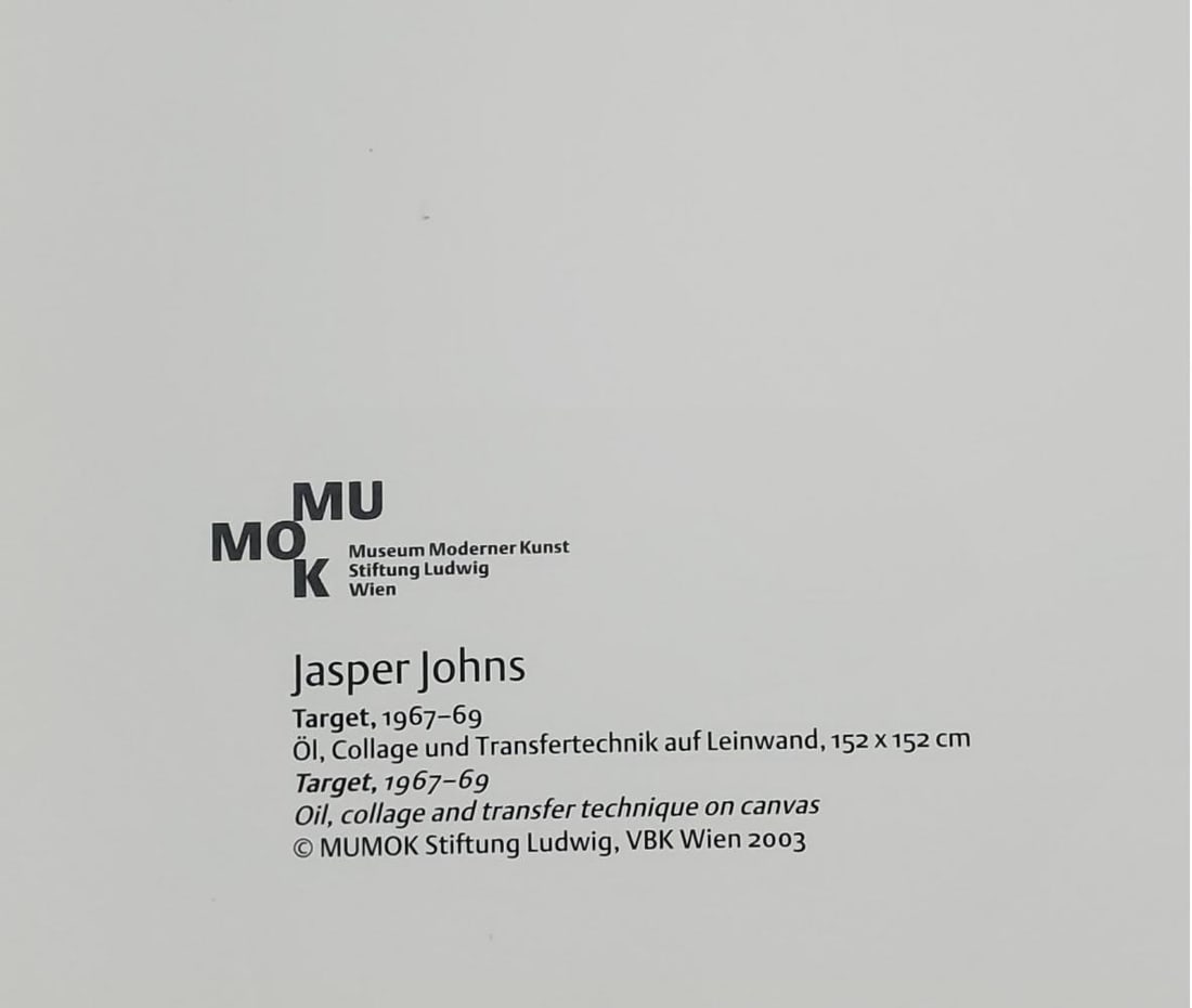 Jasper Johns "Target" Framed Offset Lithograph Poster 2003 - 2