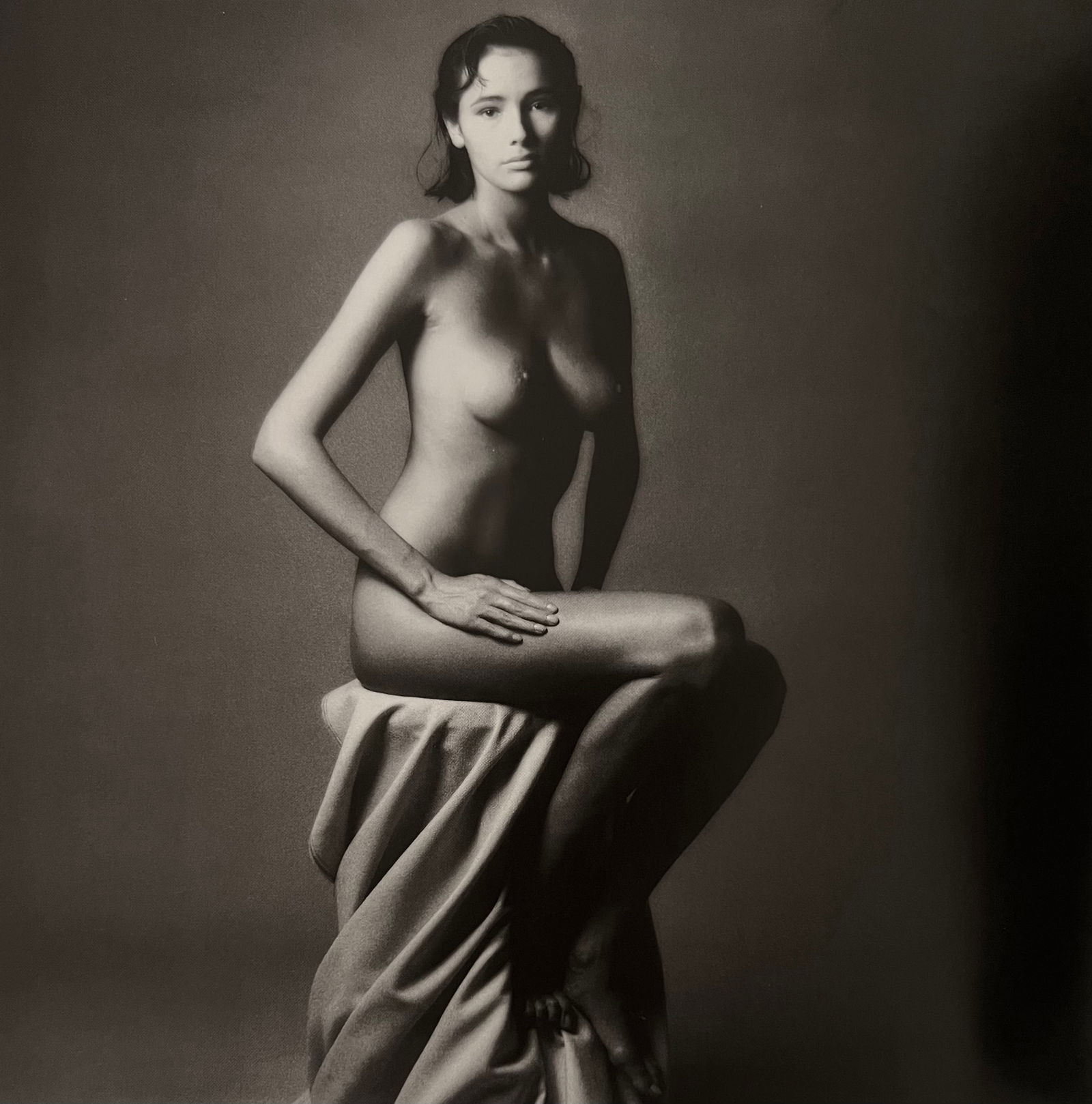 Jeanloup Sieff, Female Nude, 1987: Photographer: Jeanloup Sieff (French, 1933 - 2000) - French photographer critically acclaimed for his portraits, landscapes, nude studies, and fashion imagery. He often made use of a wide-angle lens,