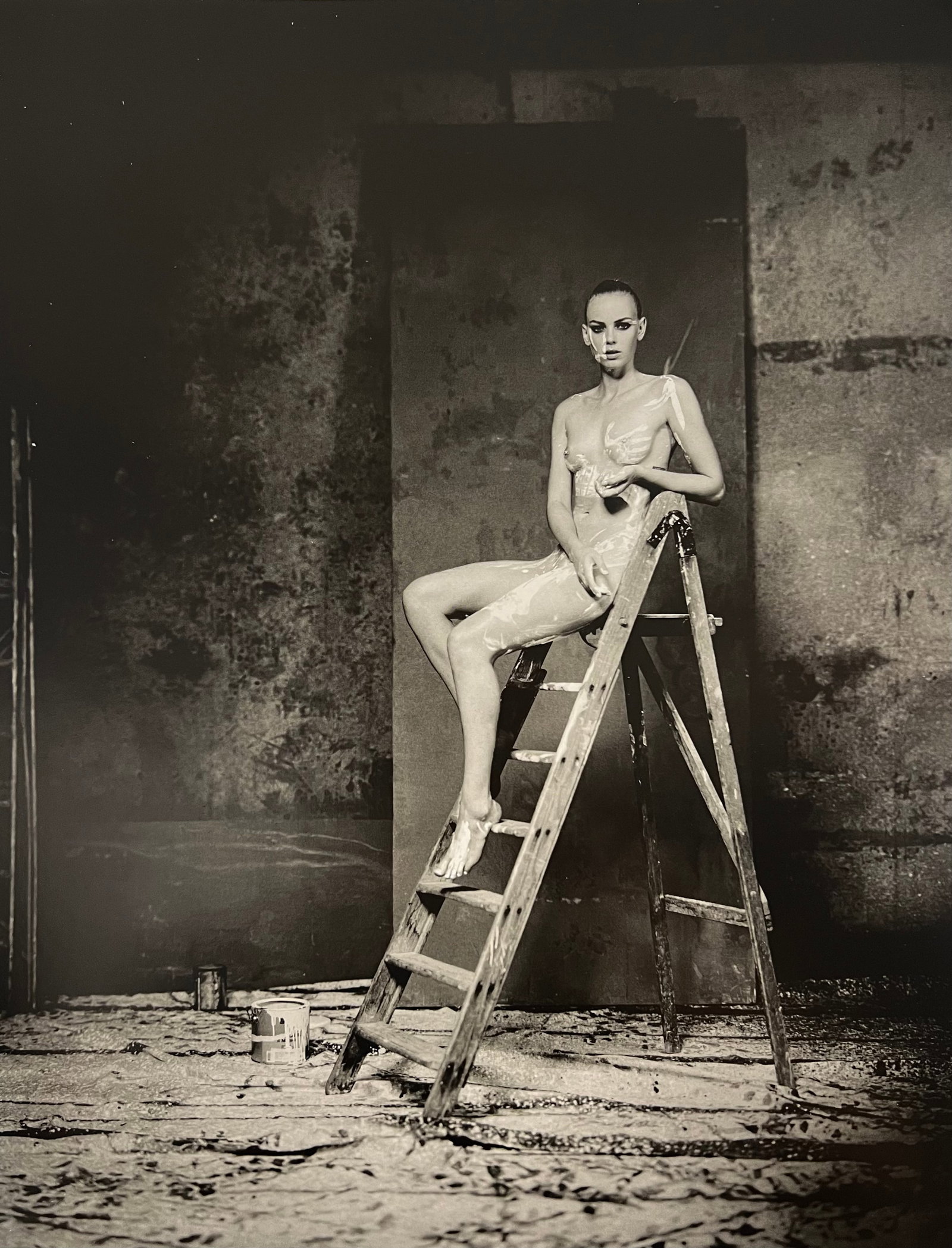 Marc Lagrange, Diamond and Girls, 2018: Photographer: Marc Lagrange was a Belgian photographer known for his nude portraits of female figures. Lagrange created dream-like and fantastical narrative pictures populated by beautiful nudes that