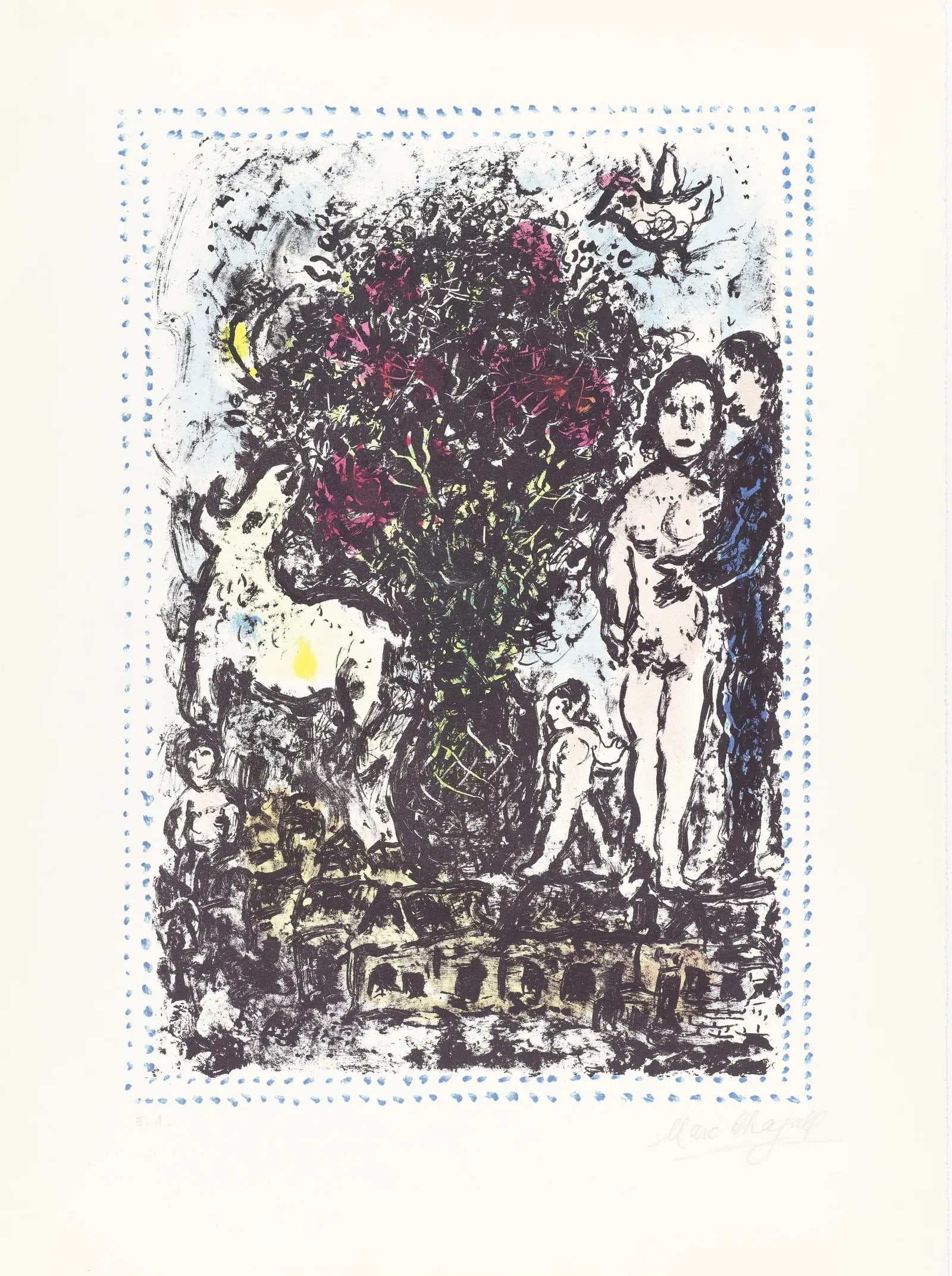 Marc Chagall, 'Evocation' Signed Limited Edition Lithograph (1 of 1)