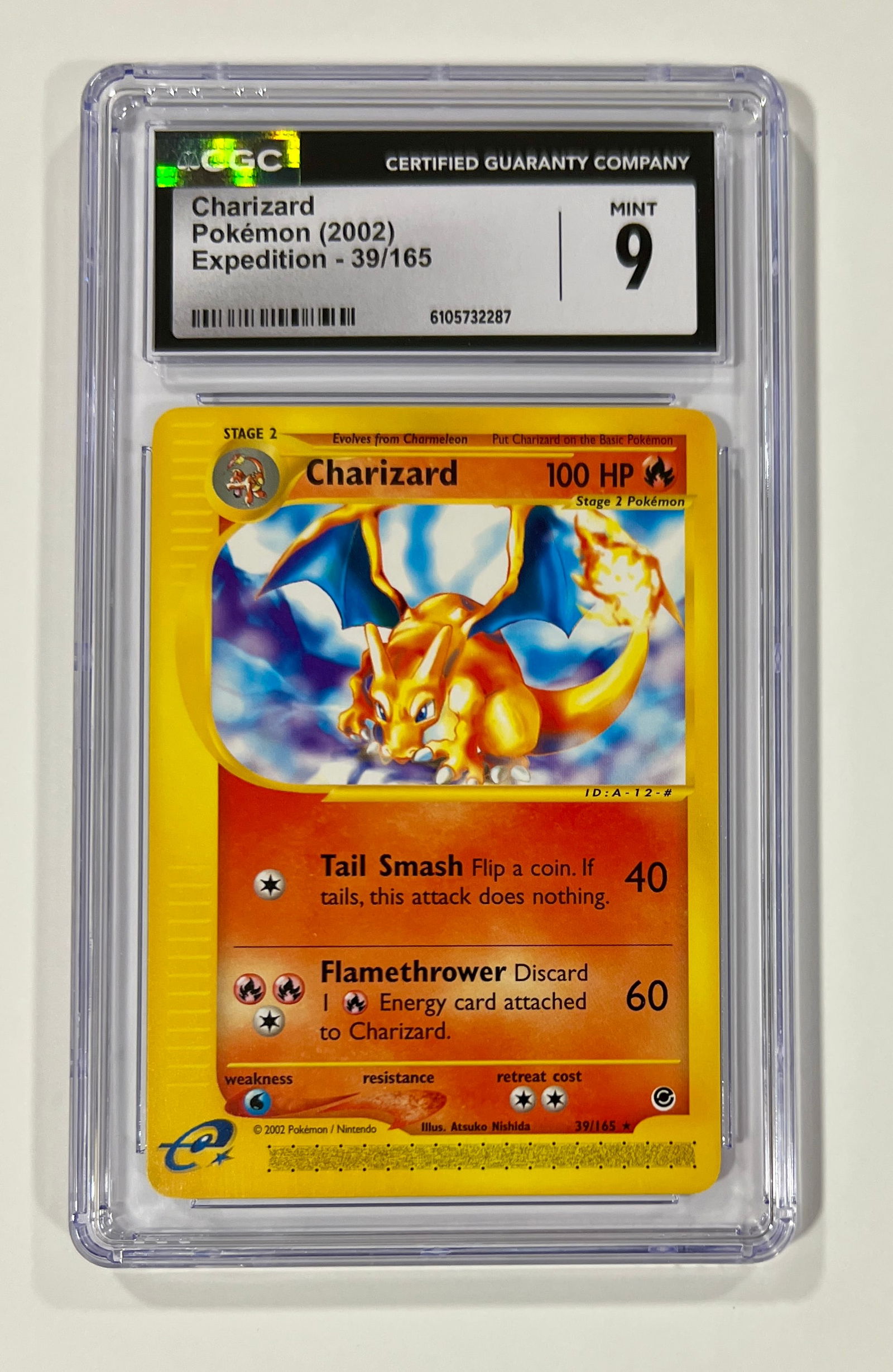 Charizard #39 2002 Pokemon CGC 9 (1 of 1)