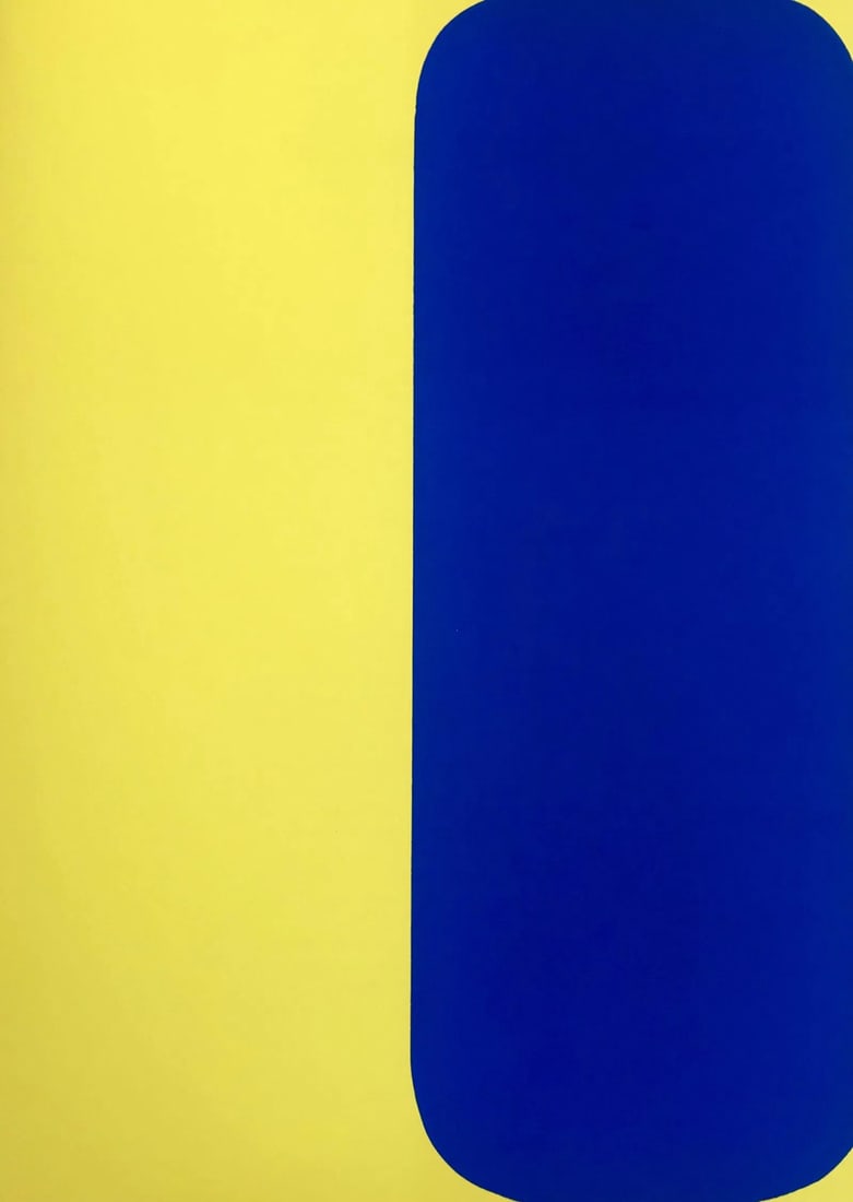 Ellsworth Kelly - Abstract Geometric IX, 1964 Lithograph From DLM (1 of 2)