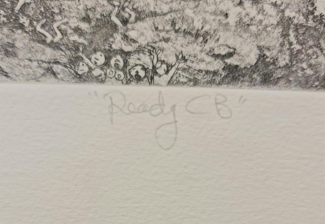 Charles Bragg 'Ready Cb' Signed And Numbered Etching - 3