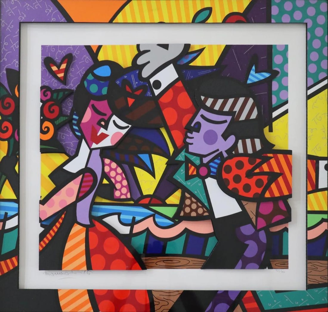 Romero Britto, 'Follow Me', Signed Limited Edition Sculptograph, 2006 (1 of 6)