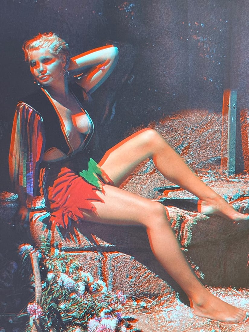 3D Nude photography, 2004: Title/Subject: 3D Nude photography Type Of Print: Authentic Sheet Fed Photogravure/Heliogravure. Date Of Print: 2004 Paper: Medium weight, satin/matte finish. Print Origin: Singapore Approximate Image