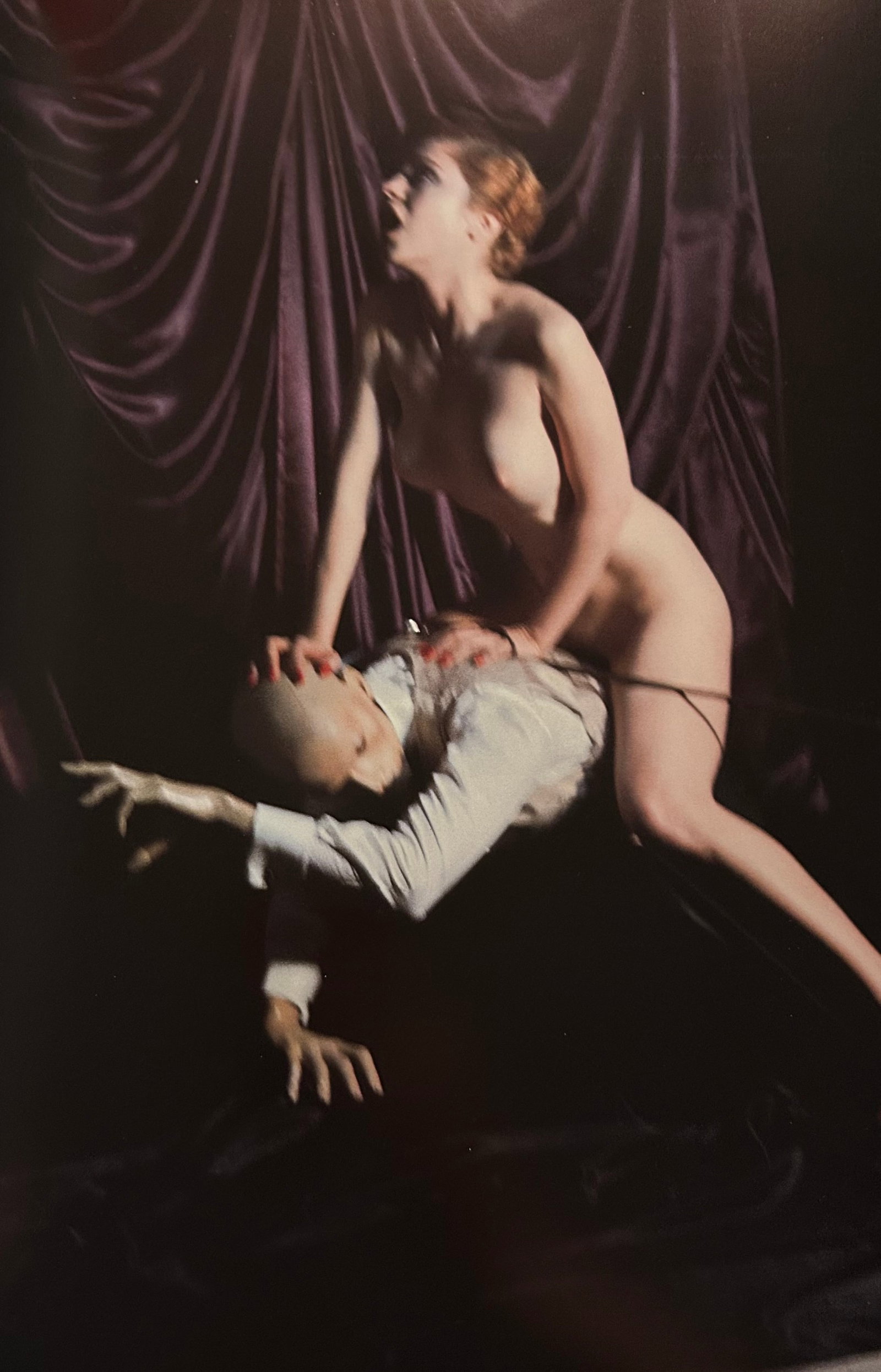 Helmut Newton, In my studio, Paris, 1976: Photographer: Helmut Newton (Germany, 1920 - 2004) - best known for his erotically charged highly stylized images, Helmut Newton was one of the most influential fashion photographers of all time. Titl