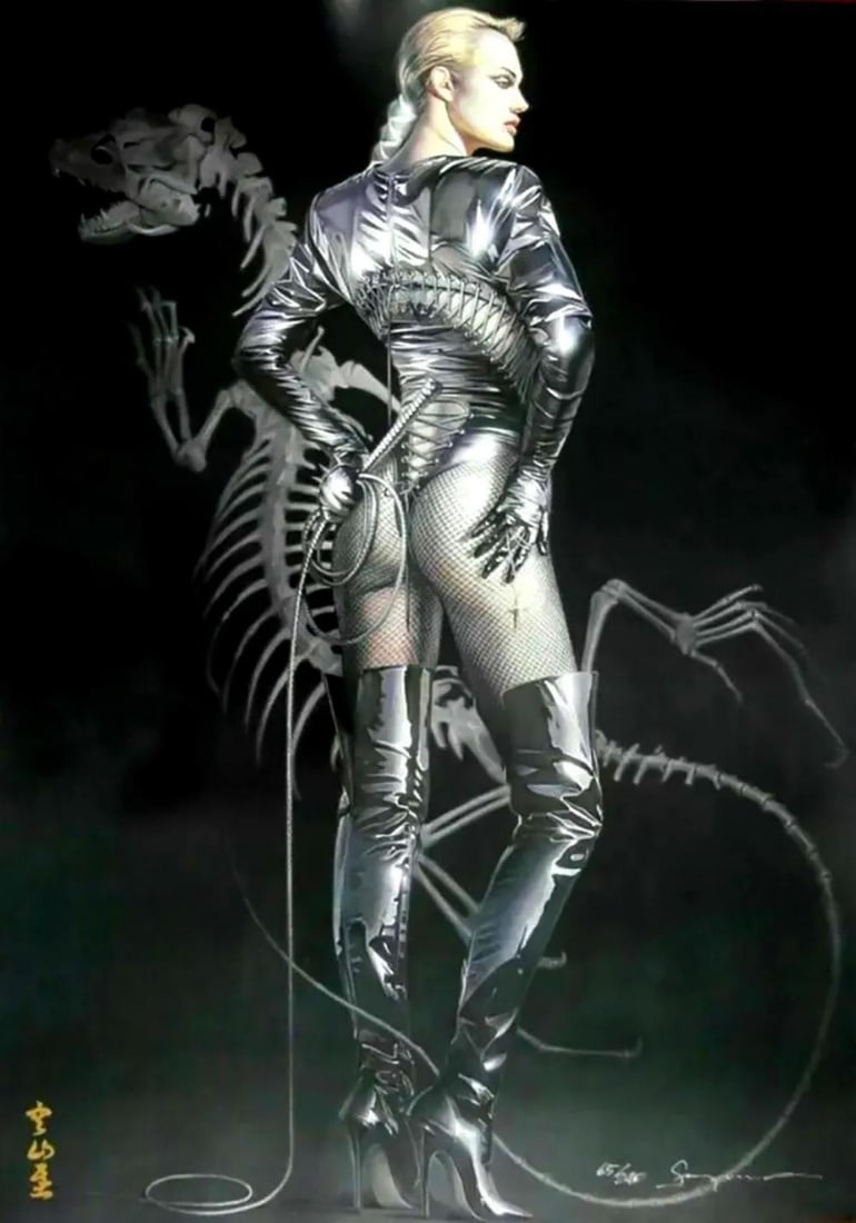 Hajime Sorayama, Print# 17, Signed Limited Edition Lithograh, 2001 (1 of 1)