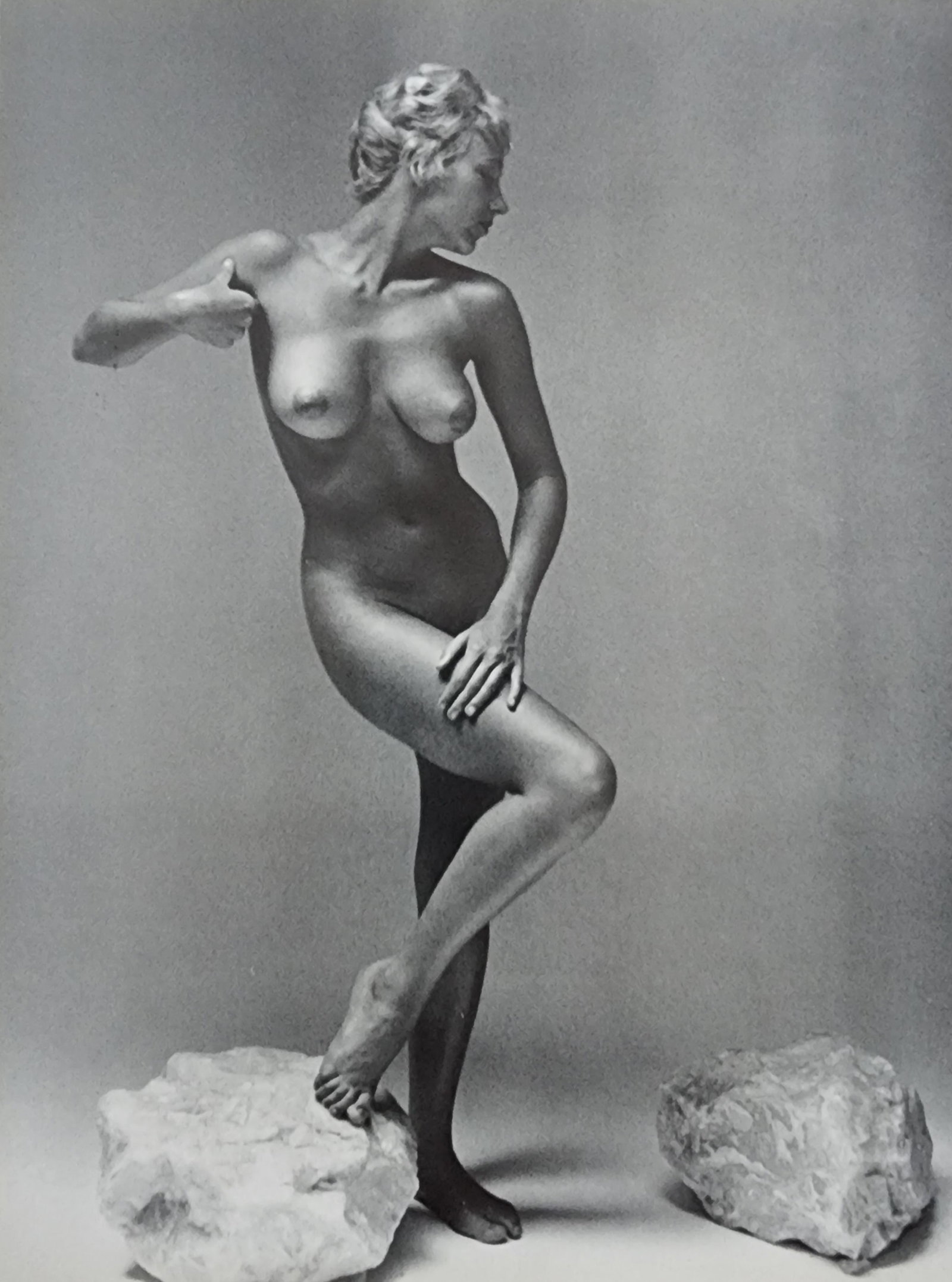 Andre de Dienes, Sun-Warmed Nude 1965: Artist/Photographer: Andre de Dienes Title/Subject: Sun-Warmed Nude Type Of Print: Authentic Sheet Fed Photogravure/Heliogravure. Date Of Print: 1965 Paper: Medium weight, satin/matte finish. Print Or